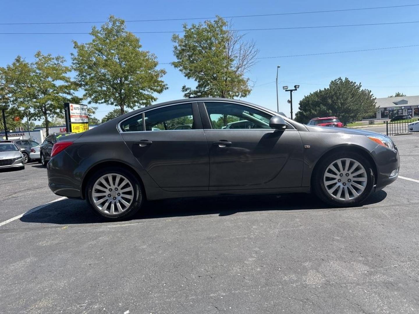 2011 Granite Gray Metallic /Ebony Buick Regal CXL (W04GS5EC6B1) with an ECOTEC 2.4L I4 SIDI DOHC VVT engine, Automatic transmission, located at 10890 W. Colfax Ave., Lakewood, CO, 80215, (303) 274-7692, 39.739914, -105.120132 - 2011 Buick Regal<br><br>D1 Auto NEVER charges dealer fees! All cars have clean titles and have been inspected for mechanical issues. We have financing for everyone. Good credit, bad credit, first time buyers.<br><br>Please call Lakewood Location 303-274-7692 or Thornton 303-287-5511 to schedule a te - Photo#4