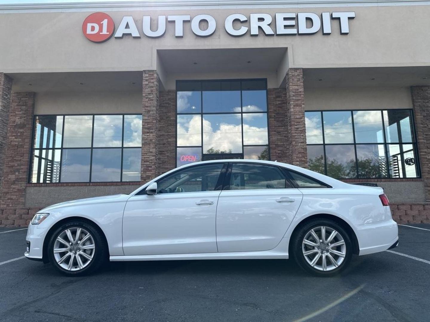 2016 Ibis White /Atlas Beige Audi A6 2.0T Premium Plus (WAUGFAFC4GN) with an 2.0L 4-Cylinder TFSI engine, Automatic transmission, located at 10890 W. Colfax Ave., Lakewood, CO, 80215, (303) 274-7692, 39.739914, -105.120132 - 2016 Audi A6 Premium Plus, Clean Title and fully serviced including new tires, brakes and more. This is a non smoker car and very clean. <br><br>All Cars Have Clean Titles And Are Serviced Before Sale., Clean Carfax, No Accident, Blind Spot Monitoring, Backup Camera, Heated Seats, Bluetooth/ With Bl - Photo#0