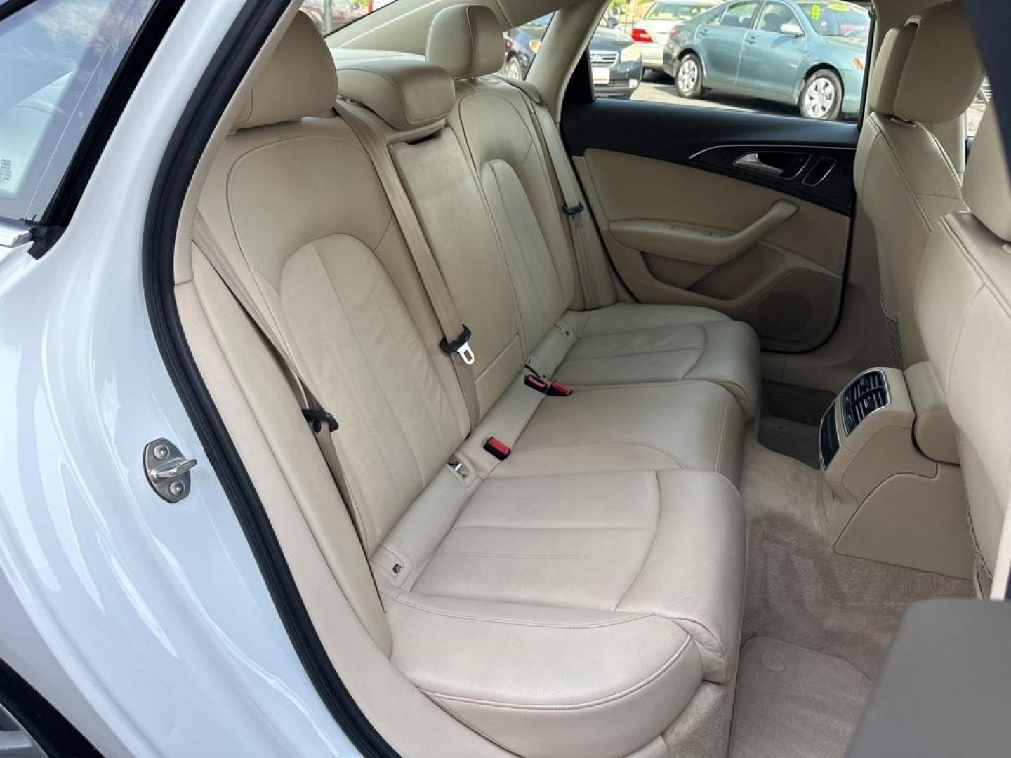 2016 Ibis White /Atlas Beige Audi A6 2.0T Premium Plus (WAUGFAFC4GN) with an 2.0L 4-Cylinder TFSI engine, Automatic transmission, located at 10890 W. Colfax Ave., Lakewood, CO, 80215, (303) 274-7692, 39.739914, -105.120132 - 2016 Audi A6 Premium Plus, Clean Title and fully serviced including new tires, brakes and more. This is a non smoker car and very clean. <br><br>All Cars Have Clean Titles And Are Serviced Before Sale., Clean Carfax, No Accident, Blind Spot Monitoring, Backup Camera, Heated Seats, Bluetooth/ With Bl - Photo#17