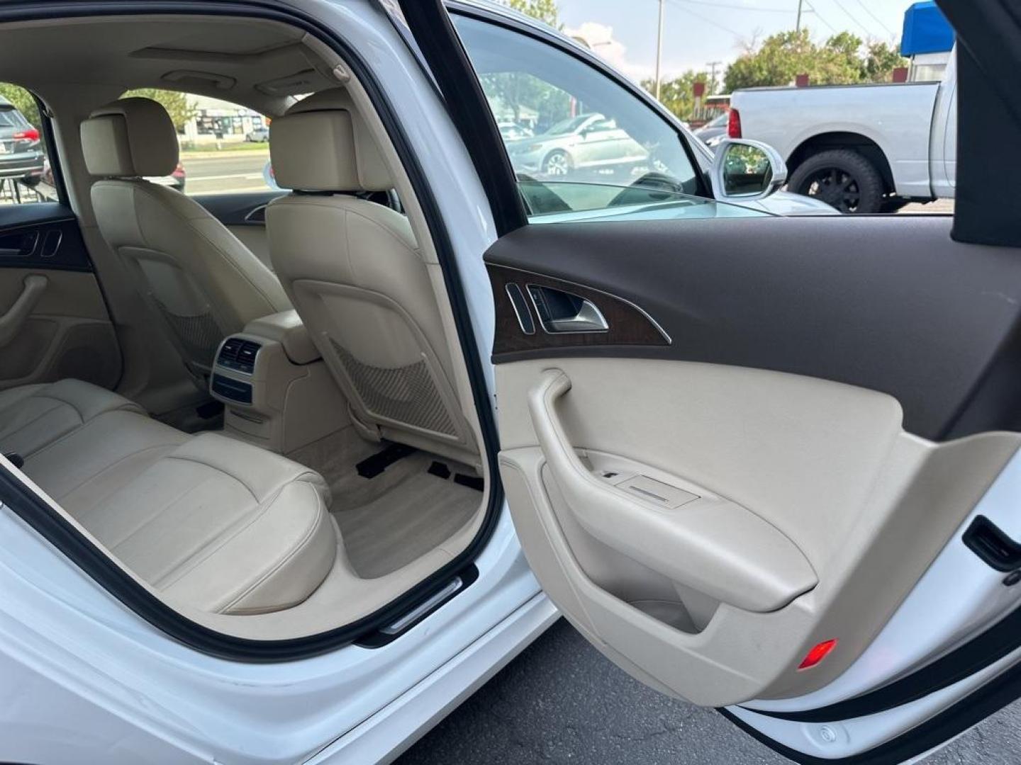 2016 Ibis White /Atlas Beige Audi A6 2.0T Premium Plus (WAUGFAFC4GN) with an 2.0L 4-Cylinder TFSI engine, Automatic transmission, located at 10890 W. Colfax Ave., Lakewood, CO, 80215, (303) 274-7692, 39.739914, -105.120132 - 2016 Audi A6 Premium Plus, Clean Title and fully serviced including new tires, brakes and more. This is a non smoker car and very clean. <br><br>All Cars Have Clean Titles And Are Serviced Before Sale., Clean Carfax, No Accident, Blind Spot Monitoring, Backup Camera, Heated Seats, Bluetooth/ With Bl - Photo#20