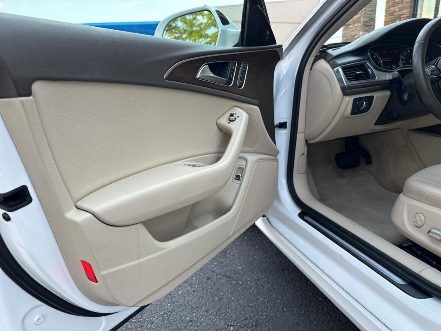 2016 Ibis White /Atlas Beige Audi A6 2.0T Premium Plus (WAUGFAFC4GN) with an 2.0L 4-Cylinder TFSI engine, Automatic transmission, located at 10890 W. Colfax Ave., Lakewood, CO, 80215, (303) 274-7692, 39.739914, -105.120132 - 2016 Audi A6 Premium Plus, Clean Title and fully serviced including new tires, brakes and more. This is a non smoker car and very clean. <br><br>All Cars Have Clean Titles And Are Serviced Before Sale., Clean Carfax, No Accident, Blind Spot Monitoring, Backup Camera, Heated Seats, Bluetooth/ With Bl - Photo#23
