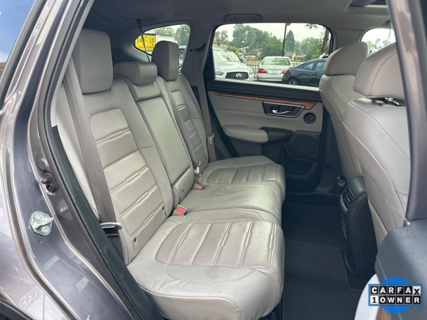 2017 Lunar Silver Metallic /Gray Honda CR-V EX-L (5J6RW2H85HL) with an 1.5L I4 DOHC 16V engine, CVT transmission, located at 10890 W. Colfax Ave., Lakewood, CO, 80215, (303) 274-7692, 39.739914, -105.120132 - 2017 Honda CR-V E-XL, Clean Title with very low miles!<br><br>All Cars Have Clean Titles And Are Serviced Before Sale., Blind Spot Monitoring, Backup Camera, Leather, Heated Seats, Bluetooth/ With Bluetooth Audio, New Brakes, AWD, Power moonroof.<br>D1 Auto NEVER charges dealer fees! All cars have c - Photo#14
