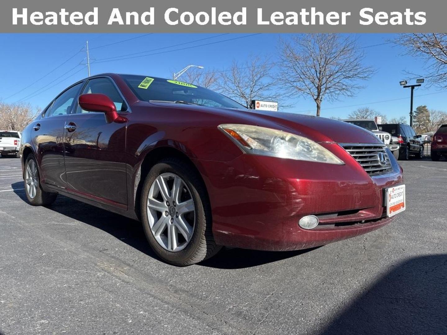 2008 Royal Ruby Metallic /Light Gray Lexus ES 350 (JTHBJ46G882) with an 3.5L V6 DOHC Dual VVT-i 24V engine, Automatic transmission, located at 10890 W. Colfax Ave., Lakewood, CO, 80215, (303) 274-7692, 39.739914, -105.120132 - 2008 Lexus ES FWD Light Gray Cloth.<br><br>D1 Auto NEVER charges dealer fees! All cars have clean titles and have been inspected for mechanical issues. We have financing for everyone. Good credit, bad credit, first time buyers.<br>Odometer is 7992 miles below market average!<br>Please call Lakewood - Photo#2