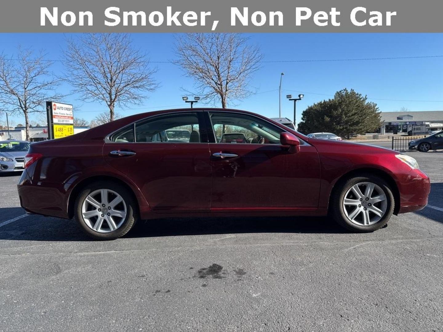 2008 Royal Ruby Metallic /Light Gray Lexus ES 350 (JTHBJ46G882) with an 3.5L V6 DOHC Dual VVT-i 24V engine, Automatic transmission, located at 10890 W. Colfax Ave., Lakewood, CO, 80215, (303) 274-7692, 39.739914, -105.120132 - 2008 Lexus ES FWD Light Gray Cloth.<br><br>D1 Auto NEVER charges dealer fees! All cars have clean titles and have been inspected for mechanical issues. We have financing for everyone. Good credit, bad credit, first time buyers.<br>Odometer is 7992 miles below market average!<br>Please call Lakewood - Photo#3