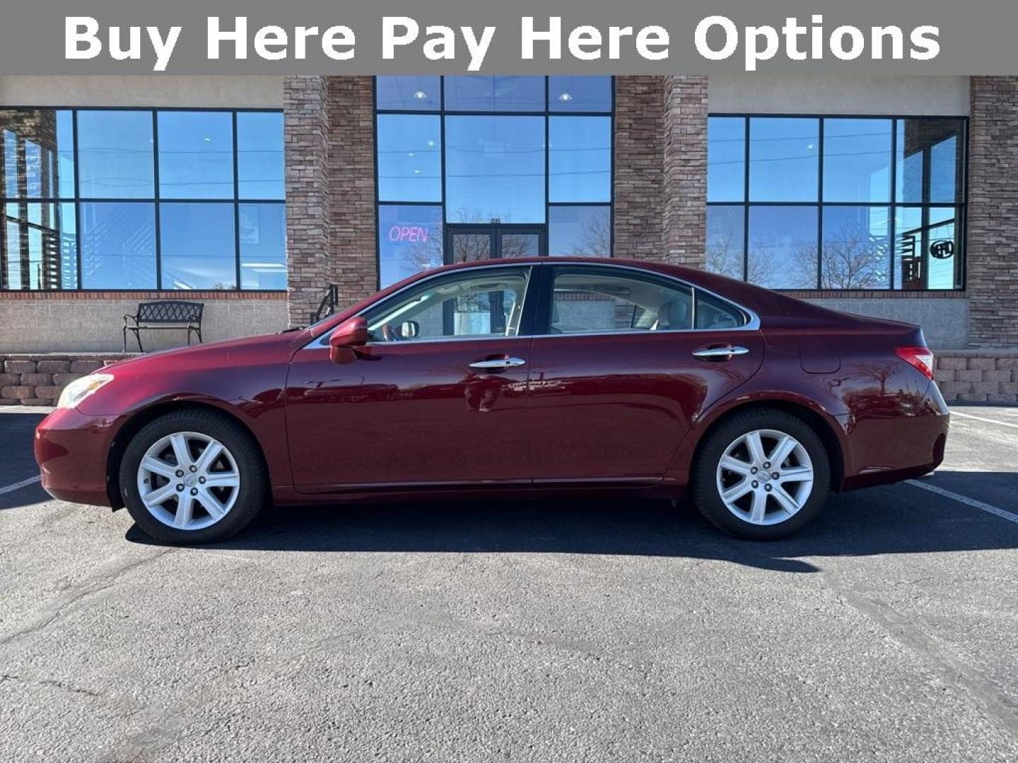 2008 Royal Ruby Metallic /Light Gray Lexus ES 350 (JTHBJ46G882) with an 3.5L V6 DOHC Dual VVT-i 24V engine, Automatic transmission, located at 10890 W. Colfax Ave., Lakewood, CO, 80215, (303) 274-7692, 39.739914, -105.120132 - 2008 Lexus ES FWD Light Gray Cloth.<br><br>D1 Auto NEVER charges dealer fees! All cars have clean titles and have been inspected for mechanical issues. We have financing for everyone. Good credit, bad credit, first time buyers.<br>Odometer is 7992 miles below market average!<br>Please call Lakewood - Photo#4
