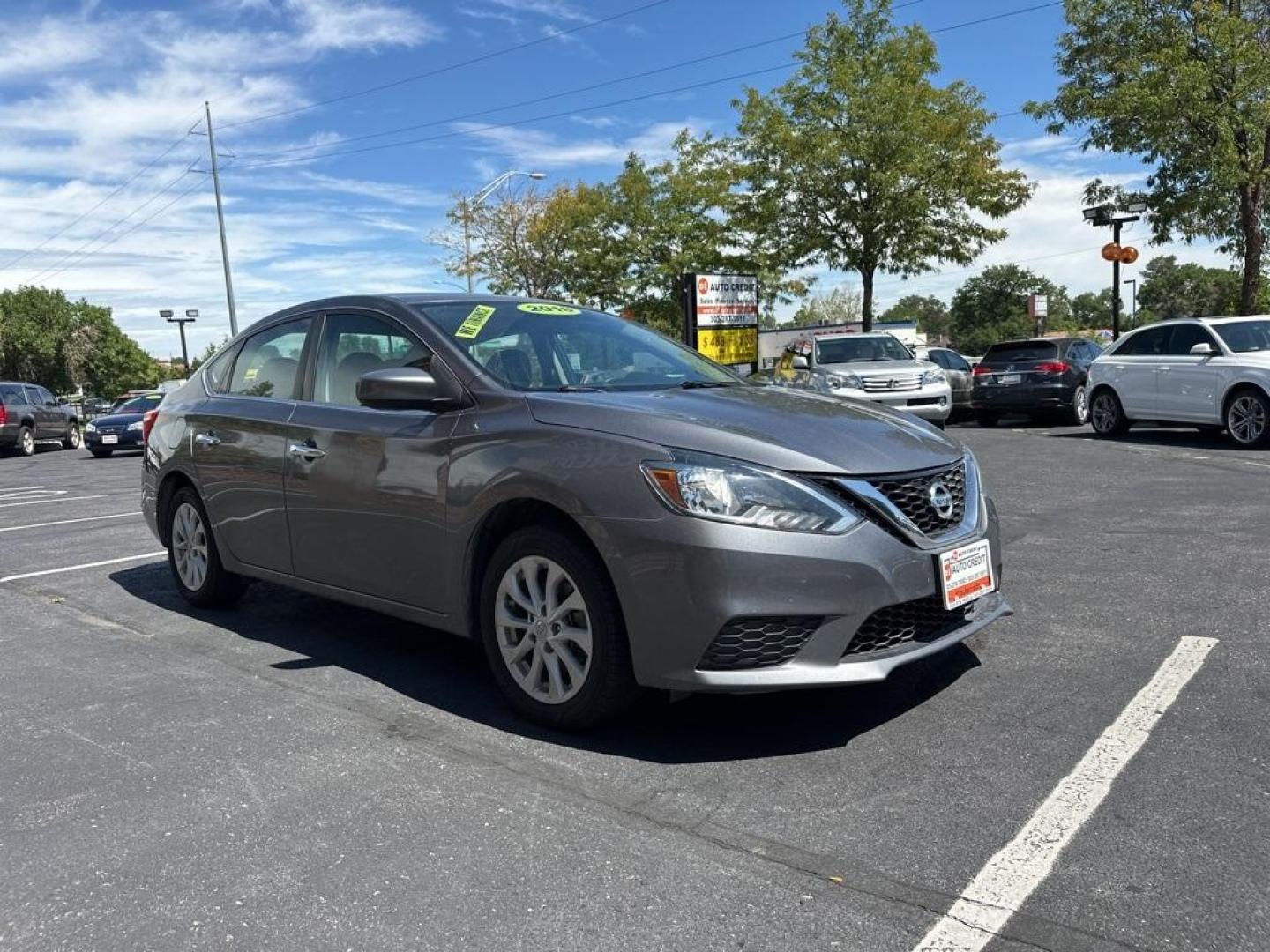 2018 Gun Metallic /Charcoal Nissan Sentra SV (3N1AB7AP6JL) with an 1.8L 4-Cylinder DOHC 16V engine, CVT transmission, located at 10890 W. Colfax Ave., Lakewood, CO, 80215, (303) 274-7692, 39.739914, -105.120132 - 2018 Nissan Sentra<br><br>D1 Auto NEVER charges dealer fees! All cars have clean titles and have been inspected for mechanical issues. We have financing for everyone. Good credit, bad credit, first time buyers.<br><br>Please call Lakewood Location 303-274-7692 or Thornton 303-287-5511 to schedule a - Photo#3