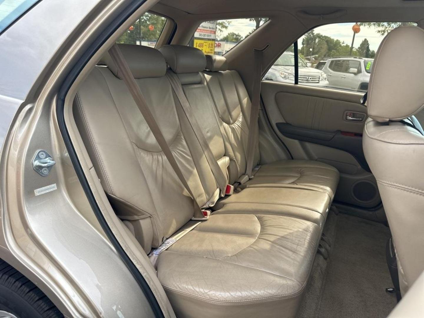 2002 Burnished Gold Metallic /Ivory Lexus RX 300 (JTJGF10U820) with an 3.0L V6 SMPI DOHC engine, Automatic transmission, located at 10890 W. Colfax Ave., Lakewood, CO, 80215, (303) 274-7692, 39.739914, -105.120132 - 2002 Lexus RX<br><br>D1 Auto NEVER charges dealer fees! All cars have clean titles and have been inspected for mechanical issues. We have financing for everyone. Good credit, bad credit, first time buyers.<br>Clean CARFAX.<br>Please call Lakewood Location 303-274-7692 or Thornton 303-287-5511 to sch - Photo#13