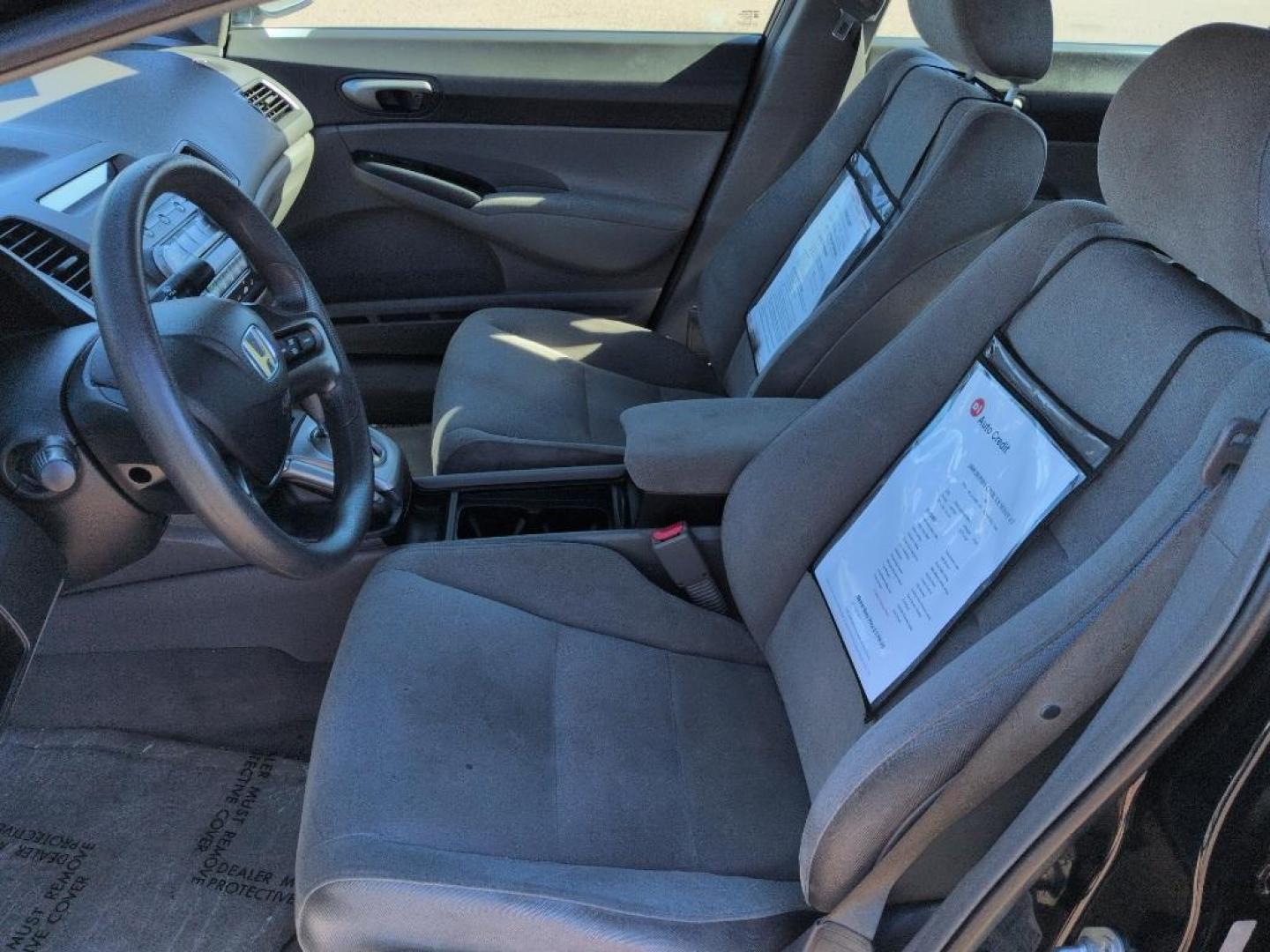 2008 BLACK Honda Civic LX (1HGFA165X8L) with an 4 Cyl, 1.8L engine, Automatic transmission, located at 10890 W. Colfax Ave., Lakewood, CO, 80215, (303) 274-7692, 39.739914, -105.120132 - Photo#9