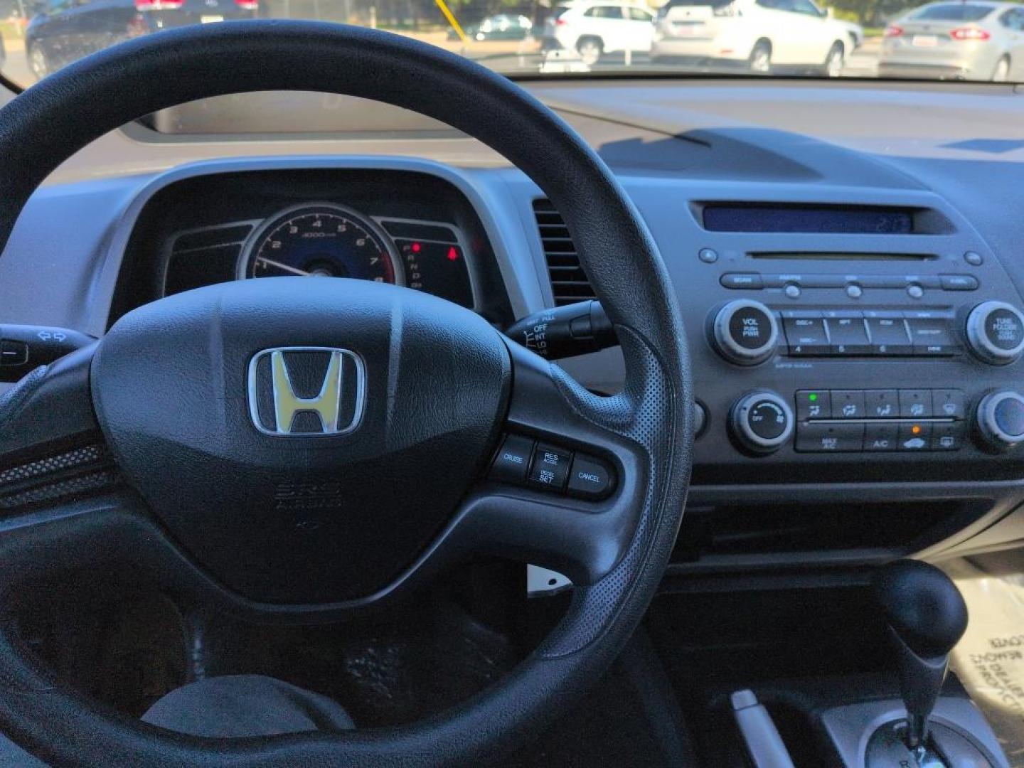 2008 BLACK Honda Civic LX (1HGFA165X8L) with an 4 Cyl, 1.8L engine, Automatic transmission, located at 10890 W. Colfax Ave., Lakewood, CO, 80215, (303) 274-7692, 39.739914, -105.120132 - Photo#10