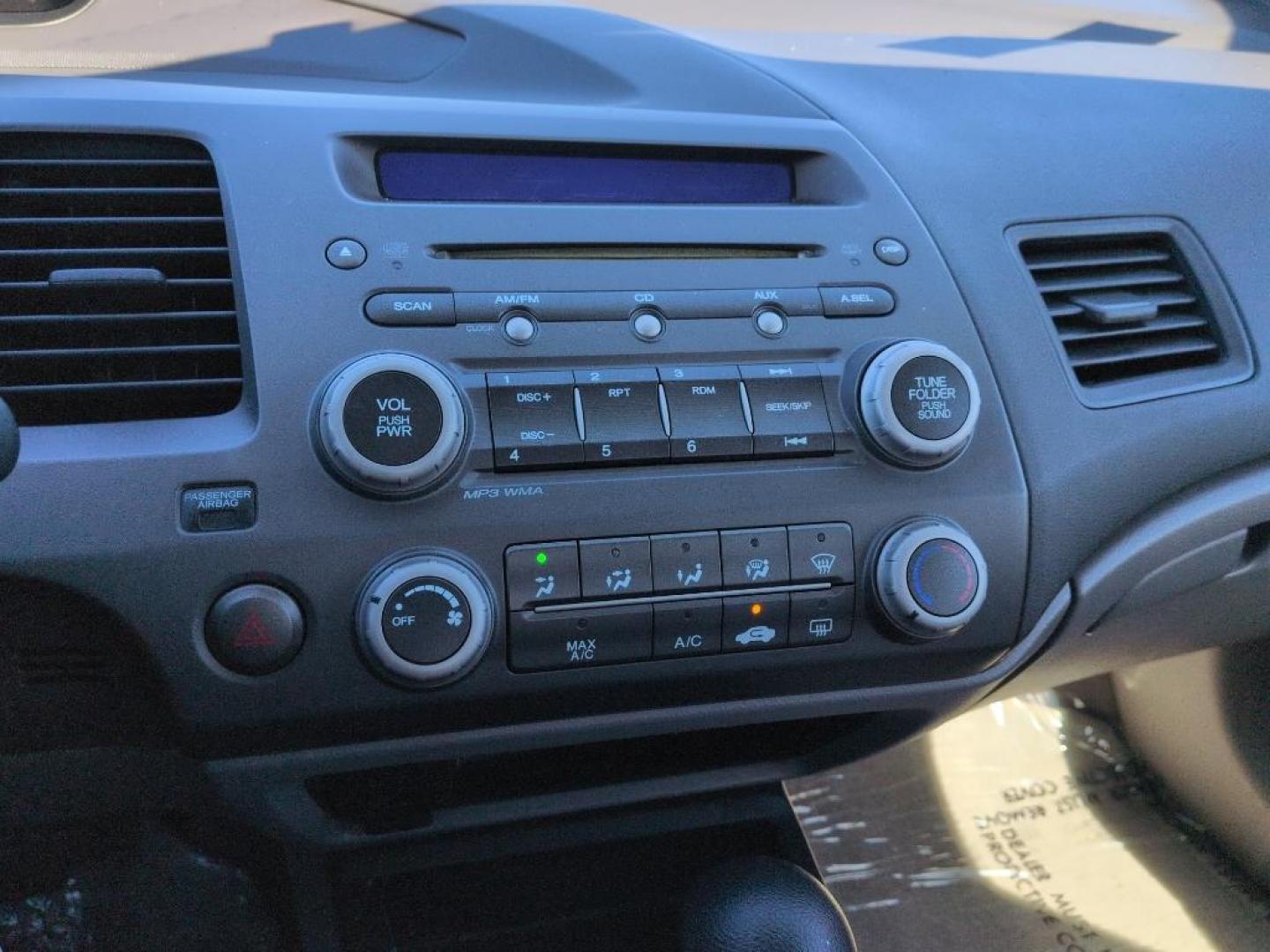 2008 BLACK Honda Civic LX (1HGFA165X8L) with an 4 Cyl, 1.8L engine, Automatic transmission, located at 10890 W. Colfax Ave., Lakewood, CO, 80215, (303) 274-7692, 39.739914, -105.120132 - Photo#12