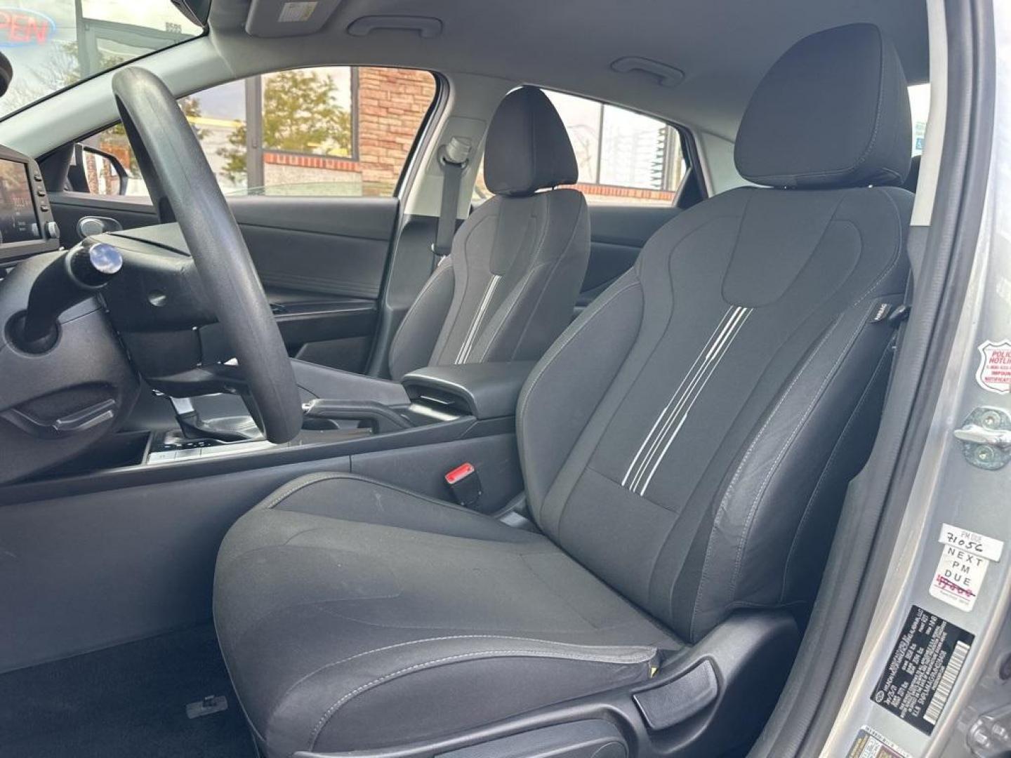 2021 Shimmering Silver Pearl /Black Hyundai Elantra SEL (5NPLM4AG9MH) with an 2.0L 4-Cylinder DOHC 16V engine, CVT transmission, located at 10890 W. Colfax Ave., Lakewood, CO, 80215, (303) 274-7692, 39.739914, -105.120132 - 2021 Hyundai Elantra One Owner, SEL loaded with, blind spot detection, Apple/Android Carplay, Lane departure warning, push button start and excellent fuel economy. <br><br>All Cars Have Clean Titles And Are Serviced Before Sale., CarfaxOne Owner, No Accidents, Apple/Android Car Play, Backup Camera, - Photo#15
