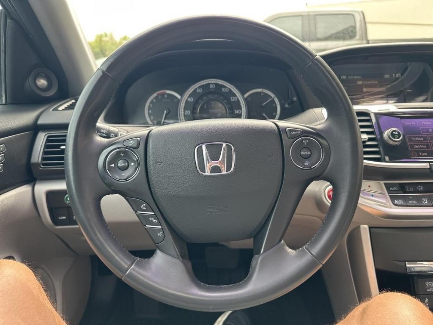 2015 Modern Steel Metallic /Gray Honda Accord EX-L (1HGCR2F80FA) with an 2.4L I4 DOHC i-VTEC 16V engine, CVT transmission, located at 10890 W. Colfax Ave., Lakewood, CO, 80215, (303) 274-7692, 39.739914, -105.120132 - 2015 Honda Accord in excellent condition inside and out. Clean title and really shows pride of ownership. Non smoker and loaded with, heated leather seats, Bluetooth with Bluetooh audio to play your music, sun roof, 2 sets of floor mats, and fully serviced. <br>All Cars Have Clean Titles And Are Ser - Photo#20