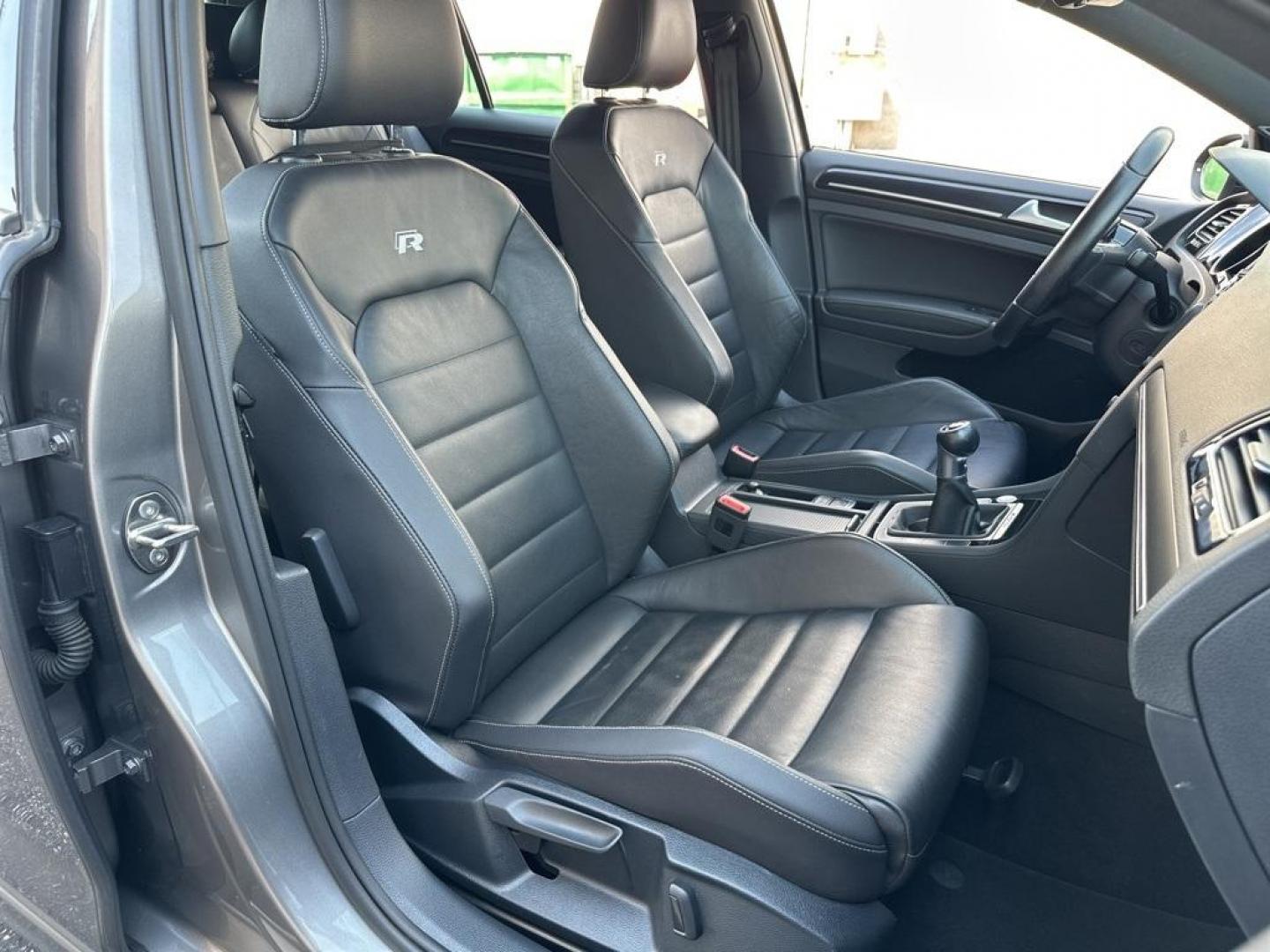 2016 Limestone Gray Metallic /Black Volkswagen Golf R Base (WVWUF7AUXGW) with an 2.0L TSI engine, Manual transmission, located at 10890 W. Colfax Ave., Lakewood, CO, 80215, (303) 274-7692, 39.739914, -105.120132 - 2016 Volkswagen Golf R, One Owner with a clean title and clean Carfax. Fully serviced and ready for Colorado. Heated leather seats, Fender Speakers and All Wheel Drive. <br><br>All Cars Have Clean Titles And Are Serviced Before Sale., Clean Carfax, No Accident, Backup Camera, Leather, Heated Seats, - Photo#9