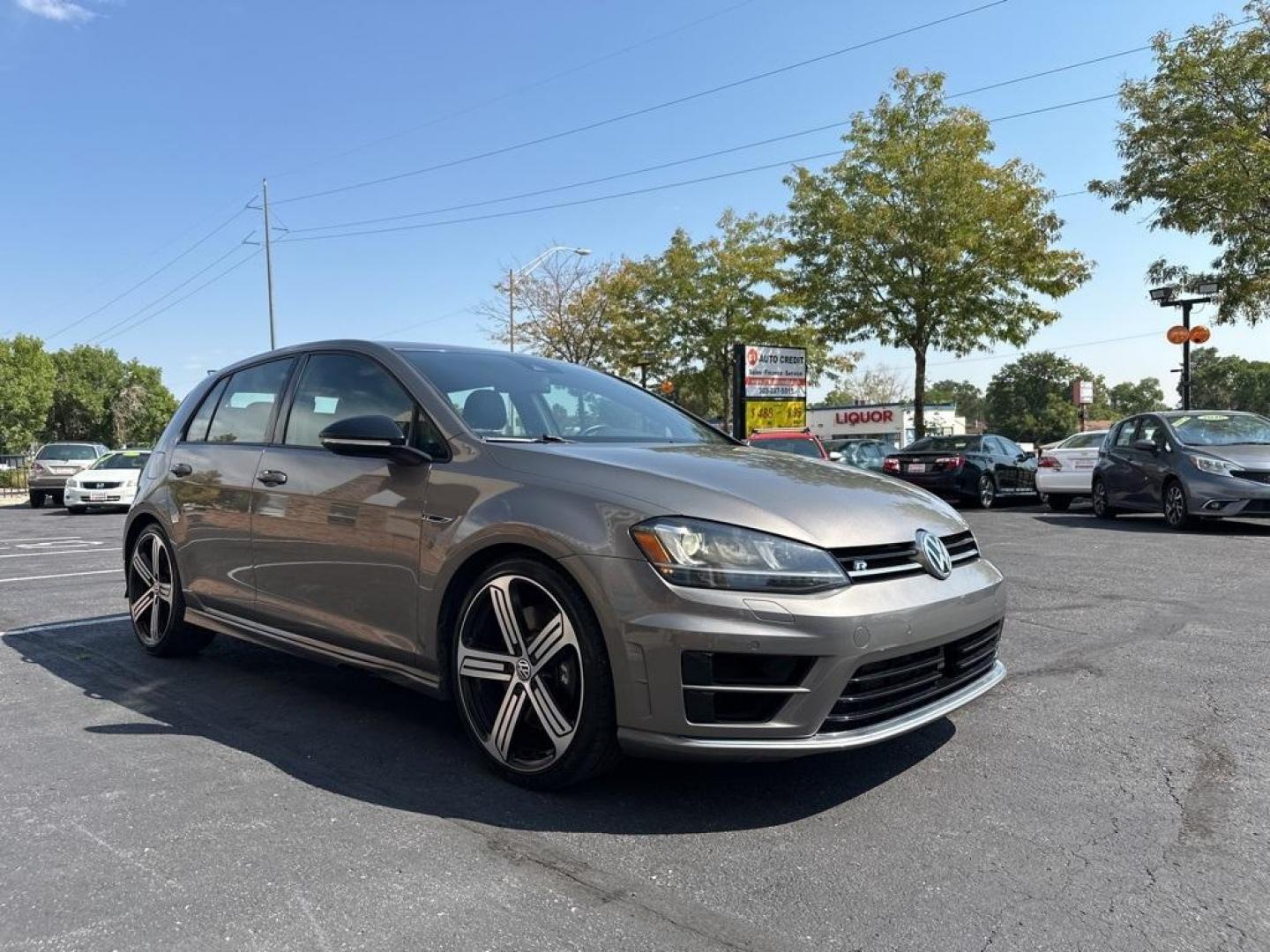2016 Limestone Gray Metallic /Black Volkswagen Golf R Base (WVWUF7AUXGW) with an 2.0L TSI engine, Manual transmission, located at 10890 W. Colfax Ave., Lakewood, CO, 80215, (303) 274-7692, 39.739914, -105.120132 - 2016 Volkswagen Golf R, One Owner with a clean title and clean Carfax. Fully serviced and ready for Colorado. Heated leather seats, Fender Speakers and All Wheel Drive. <br><br>All Cars Have Clean Titles And Are Serviced Before Sale., Clean Carfax, No Accident, Backup Camera, Leather, Heated Seats, - Photo#3