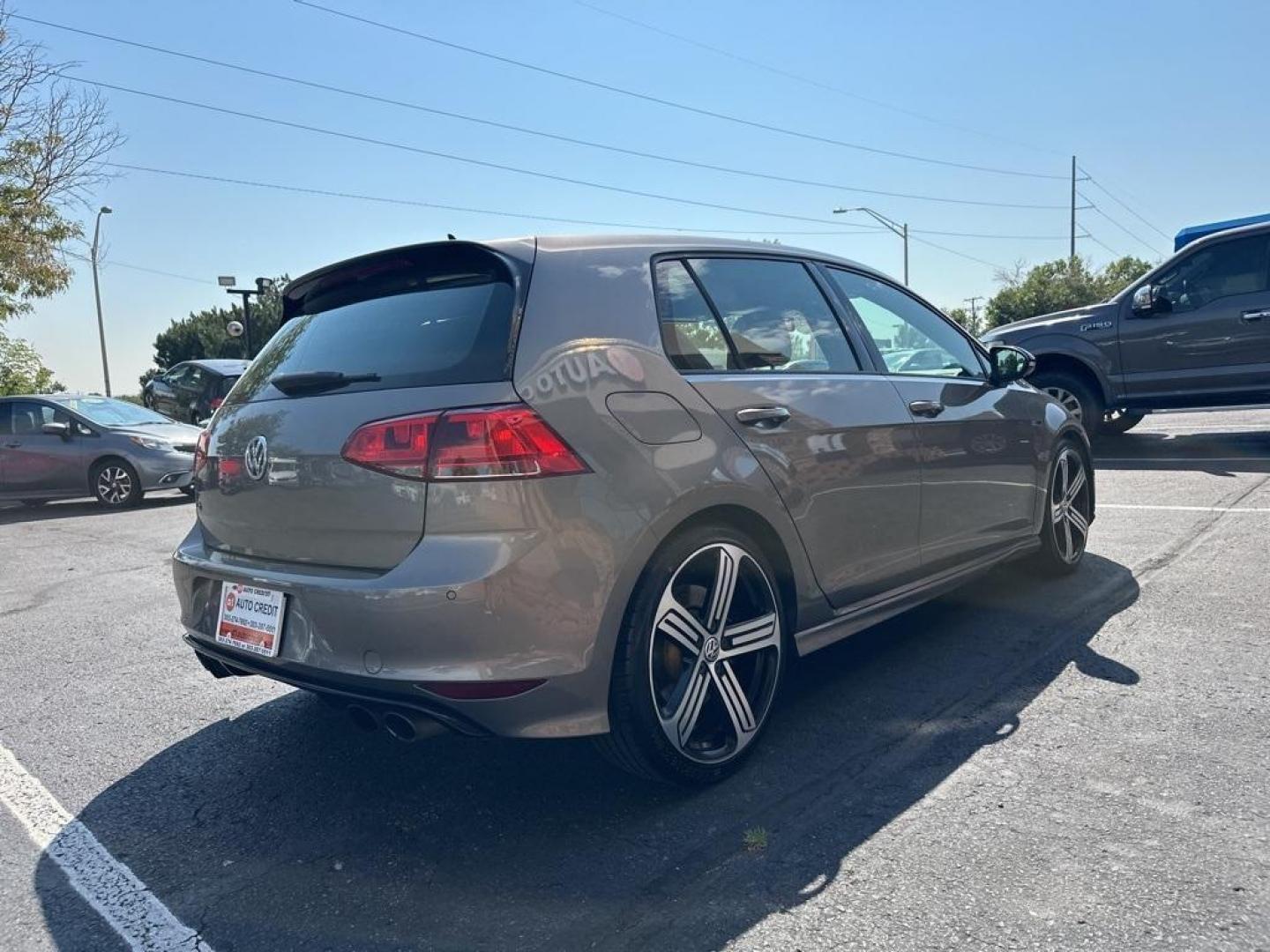 2016 Limestone Gray Metallic /Black Volkswagen Golf R Base (WVWUF7AUXGW) with an 2.0L TSI engine, Manual transmission, located at 10890 W. Colfax Ave., Lakewood, CO, 80215, (303) 274-7692, 39.739914, -105.120132 - 2016 Volkswagen Golf R, One Owner with a clean title and clean Carfax. Fully serviced and ready for Colorado. Heated leather seats, Fender Speakers and All Wheel Drive. <br><br>All Cars Have Clean Titles And Are Serviced Before Sale., Clean Carfax, No Accident, Backup Camera, Leather, Heated Seats, - Photo#5