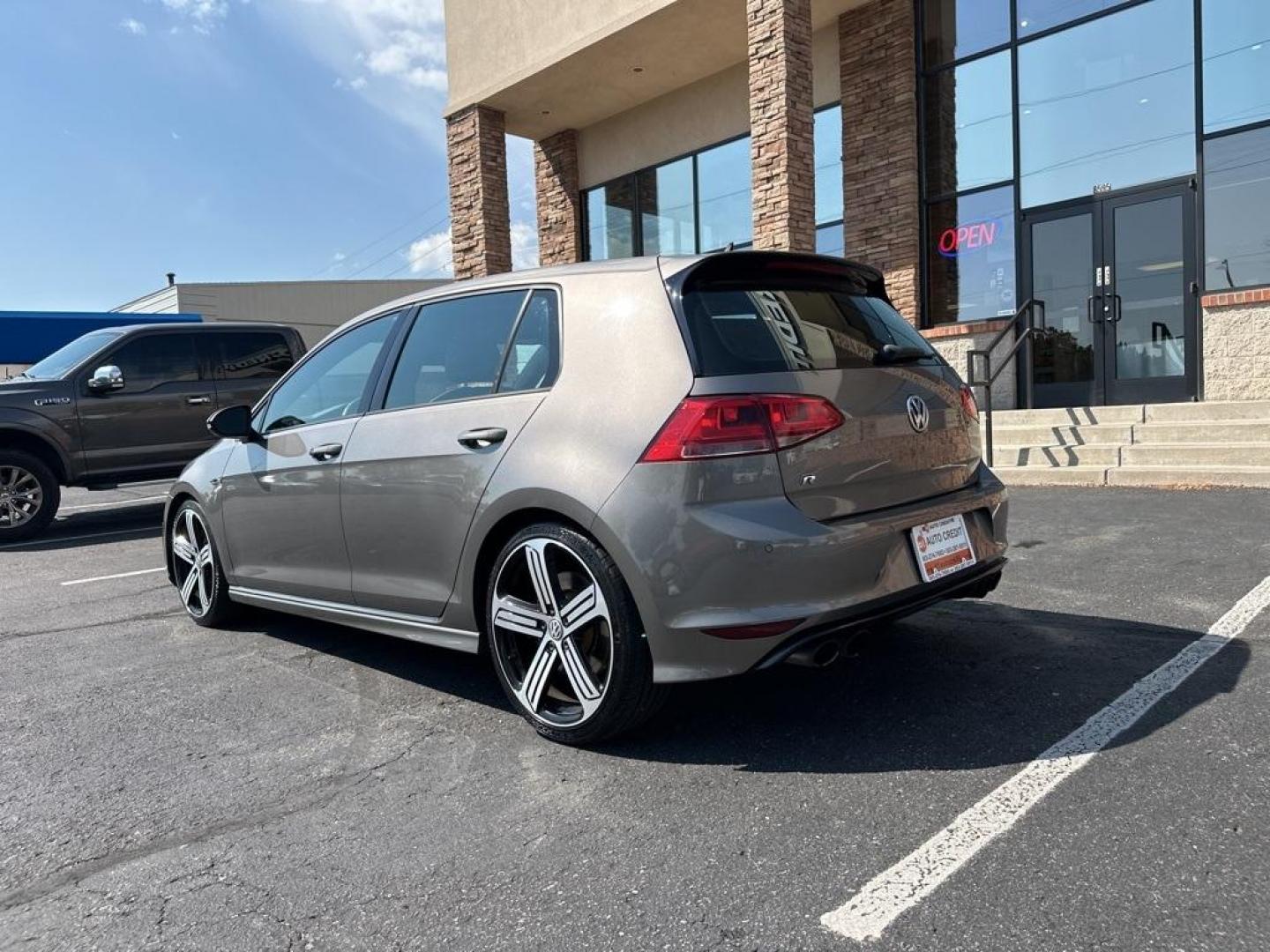 2016 Limestone Gray Metallic /Black Volkswagen Golf R Base (WVWUF7AUXGW) with an 2.0L TSI engine, Manual transmission, located at 10890 W. Colfax Ave., Lakewood, CO, 80215, (303) 274-7692, 39.739914, -105.120132 - 2016 Volkswagen Golf R, One Owner with a clean title and clean Carfax. Fully serviced and ready for Colorado. Heated leather seats, Fender Speakers and All Wheel Drive. <br><br>All Cars Have Clean Titles And Are Serviced Before Sale., Clean Carfax, No Accident, Backup Camera, Leather, Heated Seats, - Photo#7