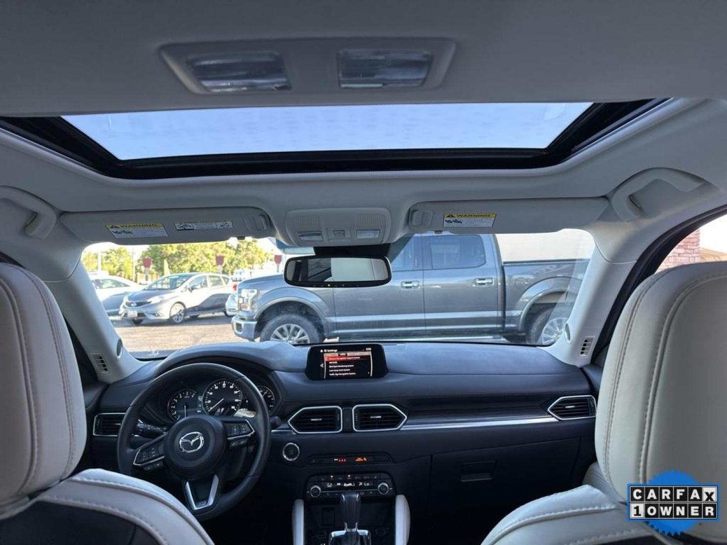 2019 Soul Red Crystal Metallic /Parchment Mazda CX-5 Grand Touring Reserve (JM3KFBDYXK0) with an 2.5L 4-Cylinder engine, Automatic transmission, located at 10890 W. Colfax Ave., Lakewood, CO, 80215, (303) 274-7692, 39.739914, -105.120132 - 2019 Mazda CX-5 Grand Touring Reserve in mint condition! Loaded with heated leather seats, heated steering wheel, heads up display, Apple/Android Carplay, panoramic roof, Bose speakers and more. <br><br>All Cars Have Clean Titles And Are Serviced Before Sale.<br>Apple/Android Car Play, All Books and - Photo#10