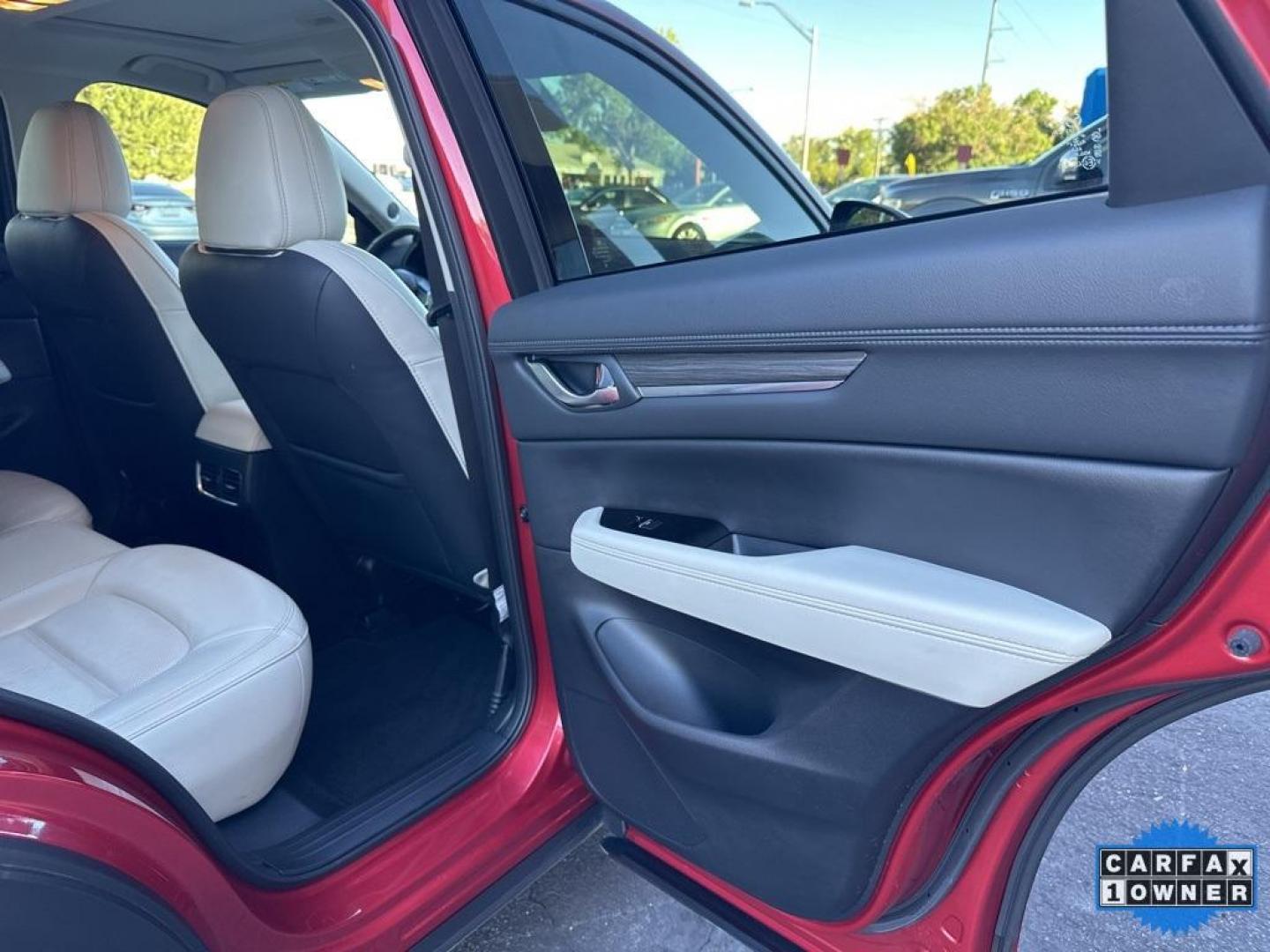 2019 Soul Red Crystal Metallic /Parchment Mazda CX-5 Grand Touring Reserve (JM3KFBDYXK0) with an 2.5L 4-Cylinder engine, Automatic transmission, located at 10890 W. Colfax Ave., Lakewood, CO, 80215, (303) 274-7692, 39.739914, -105.120132 - 2019 Mazda CX-5 Grand Touring Reserve in mint condition! Loaded with heated leather seats, heated steering wheel, heads up display, Apple/Android Carplay, panoramic roof, Bose speakers and more. <br><br>All Cars Have Clean Titles And Are Serviced Before Sale.<br>Apple/Android Car Play, All Books and - Photo#23