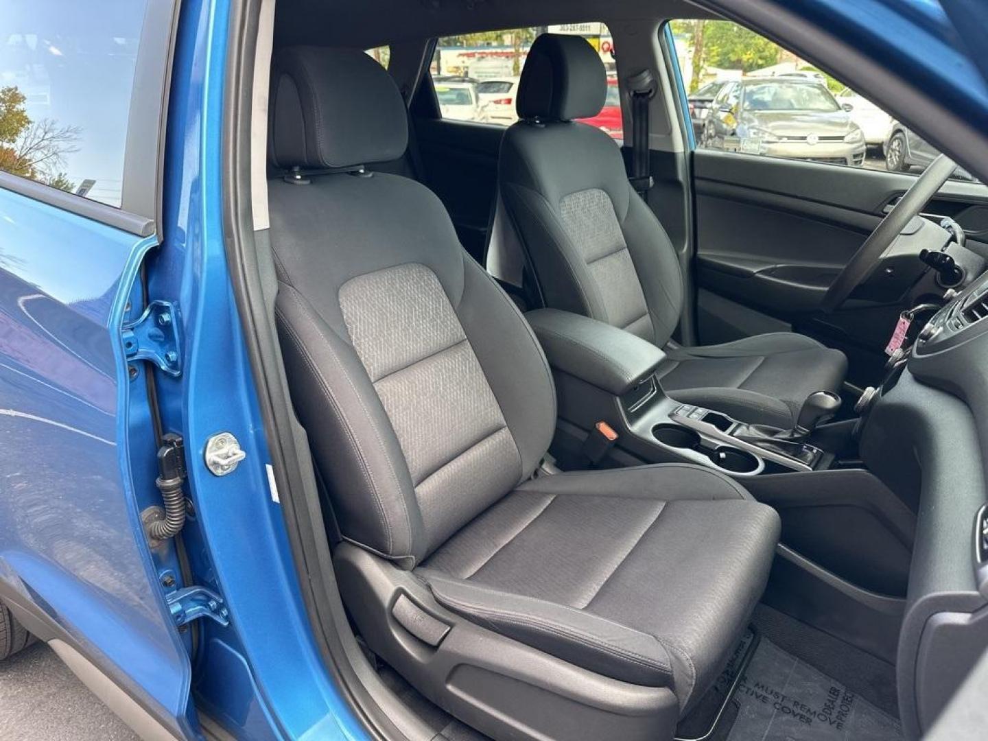 2017 Caribbean Blue /Black Hyundai Tucson SE (KM8J3CA40HU) with an 2.0L DOHC engine, Automatic transmission, located at 10890 W. Colfax Ave., Lakewood, CO, 80215, (303) 274-7692, 39.739914, -105.120132 - 2017 Hyundai Tucson All Wheel Drive with clean Colorado title and fully serviced in excellent condition inside and out. Backup Camera, Bluetooth and more.<br><br>All Cars Have Clean Titles And Are Serviced Before Sale., Backup Camera, AWD.<br>D1 Auto NEVER charges dealer fees! All cars have clean ti - Photo#14