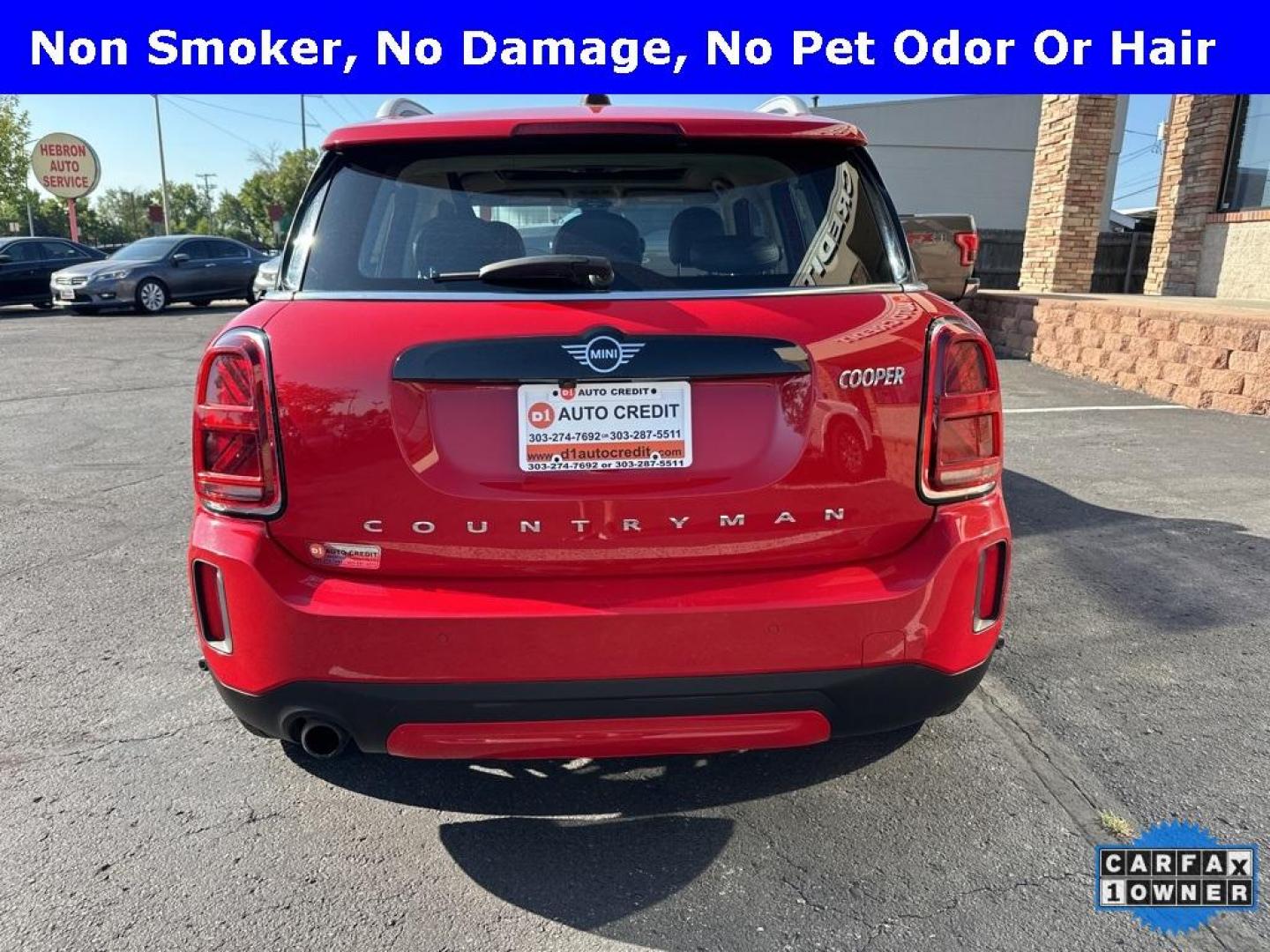 2022 RED MINI Countryman ALL4 (WMZ43BR07N3) with an 3 Cyl, 1.5L engine, Automatic transmission, located at 10890 W. Colfax Ave., Lakewood, CO, 80215, (303) 274-7692, 39.739914, -105.120132 - <b>Summary</b><br>One Owner And In Excellent Condition, Apple/ Android Carplay, Blind Spot Detection, Fully Serviced And Ready For Colorado! All Wheel Drive with Signature Package. Panoramic Sun Roof and much more! Bumper to Bumper Warranties Available.<br><br><b>Vehicle Details</b><br>Discover the - Photo#41