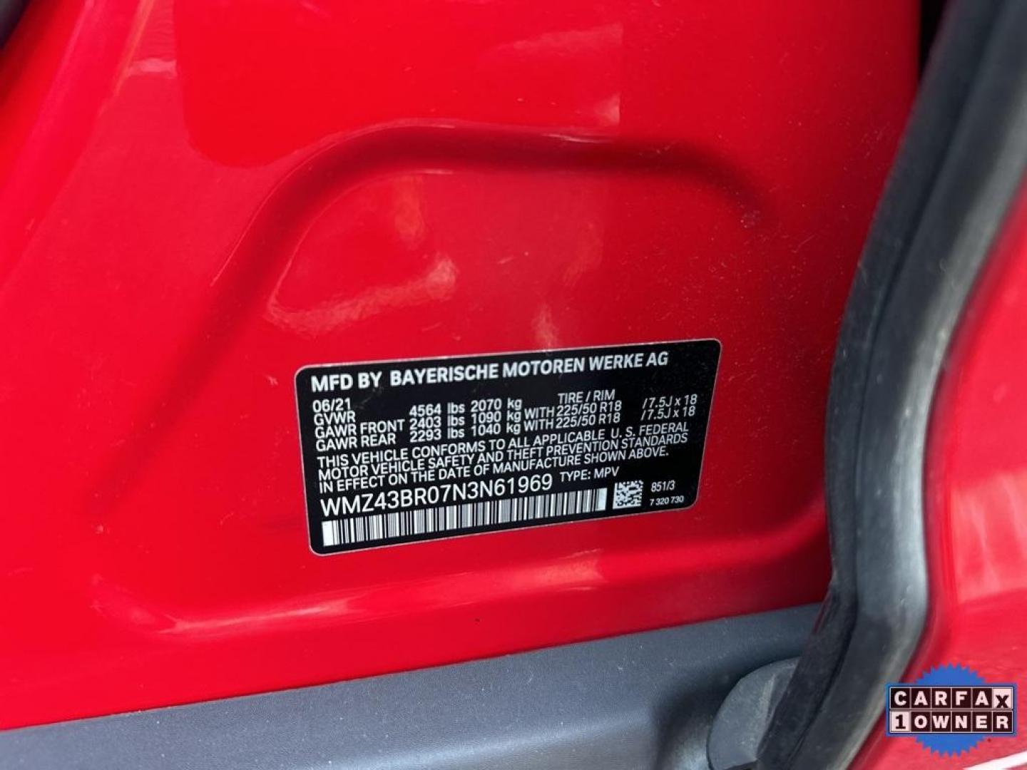 2022 RED MINI Countryman ALL4 (WMZ43BR07N3) with an 3 Cyl, 1.5L engine, Automatic transmission, located at 10890 W. Colfax Ave., Lakewood, CO, 80215, (303) 274-7692, 39.739914, -105.120132 - <b>Summary</b><br>One Owner And In Excellent Condition, Apple/ Android Carplay, Blind Spot Detection, Fully Serviced And Ready For Colorado! All Wheel Drive with Signature Package. Panoramic Sun Roof and much more! Bumper to Bumper Warranties Available.<br><br><b>Vehicle Details</b><br>Discover the - Photo#61