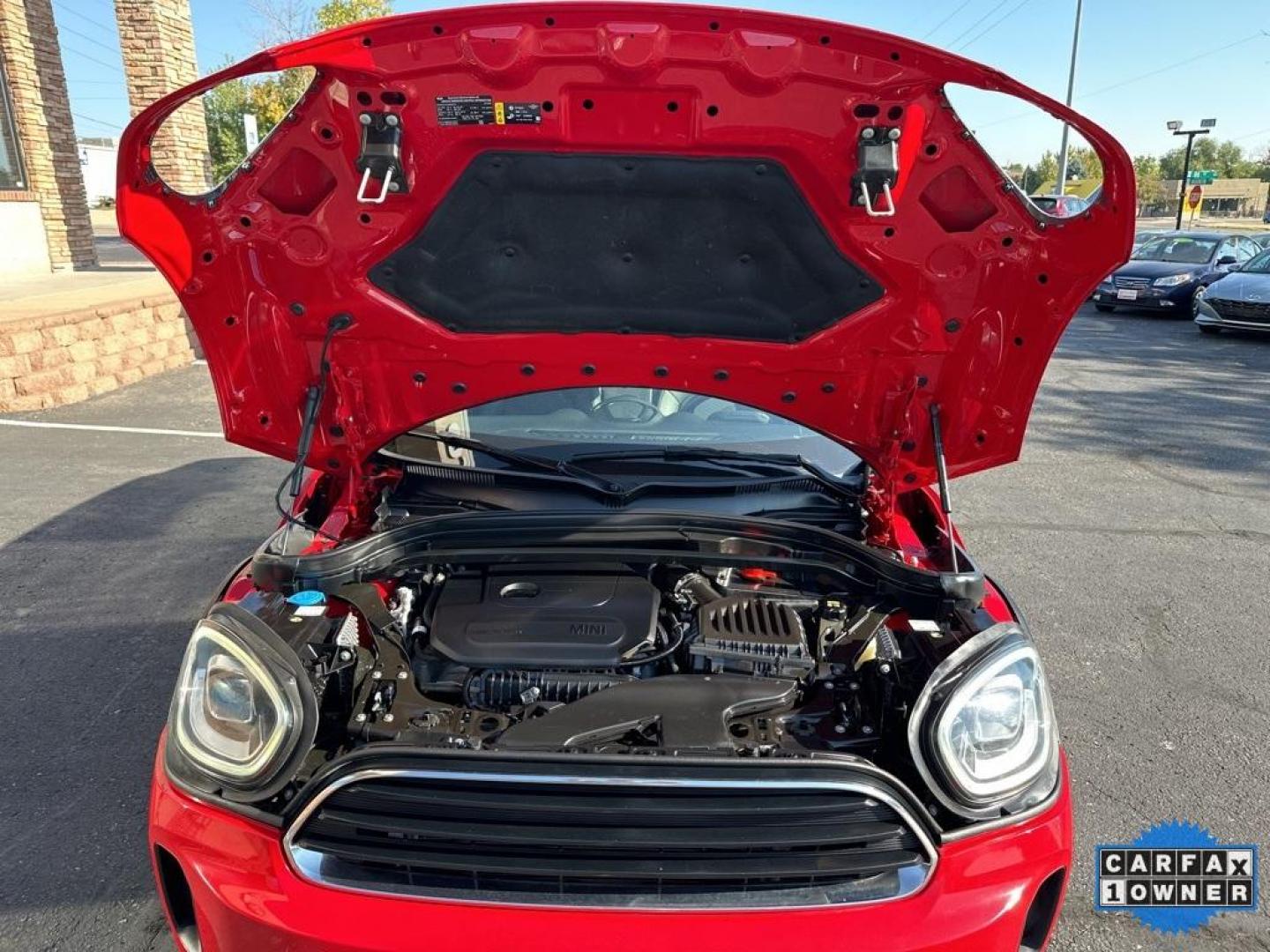 2022 RED MINI Countryman ALL4 (WMZ43BR07N3) with an 3 Cyl, 1.5L engine, Automatic transmission, located at 10890 W. Colfax Ave., Lakewood, CO, 80215, (303) 274-7692, 39.739914, -105.120132 - <b>Summary</b><br>One Owner And In Excellent Condition, Apple/ Android Carplay, Blind Spot Detection, Fully Serviced And Ready For Colorado! All Wheel Drive with Signature Package. Panoramic Sun Roof and much more! Bumper to Bumper Warranties Available.<br><br><b>Vehicle Details</b><br>Discover the - Photo#64