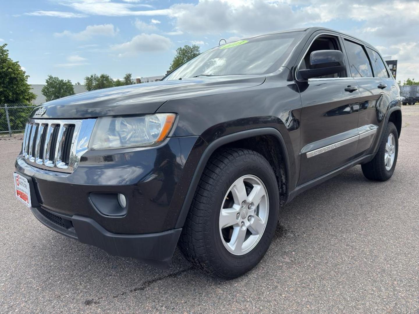 2013 BLACK Jeep Grand Cherokee Laredo (1C4RJFAG1DC) with an V6, 3.6L engine, Automatic transmission, located at 10890 W. Colfax Ave., Lakewood, CO, 80215, (303) 274-7692, 39.739914, -105.120132 - Photo#0