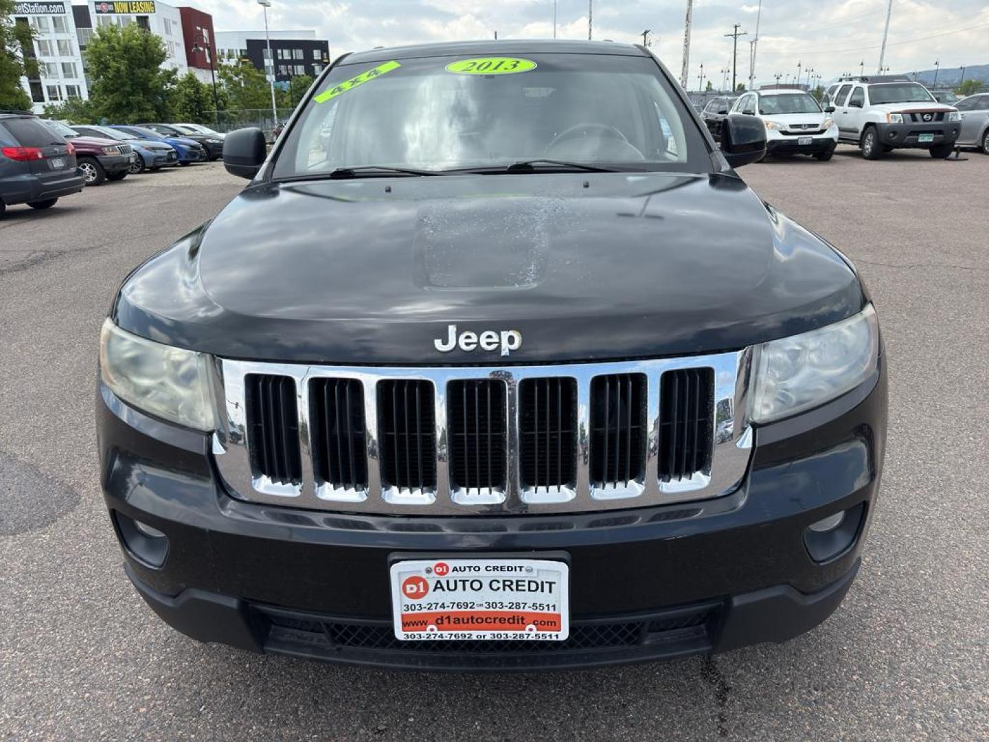 2013 BLACK Jeep Grand Cherokee Laredo (1C4RJFAG1DC) with an V6, 3.6L engine, Automatic transmission, located at 10890 W. Colfax Ave., Lakewood, CO, 80215, (303) 274-7692, 39.739914, -105.120132 - Photo#1