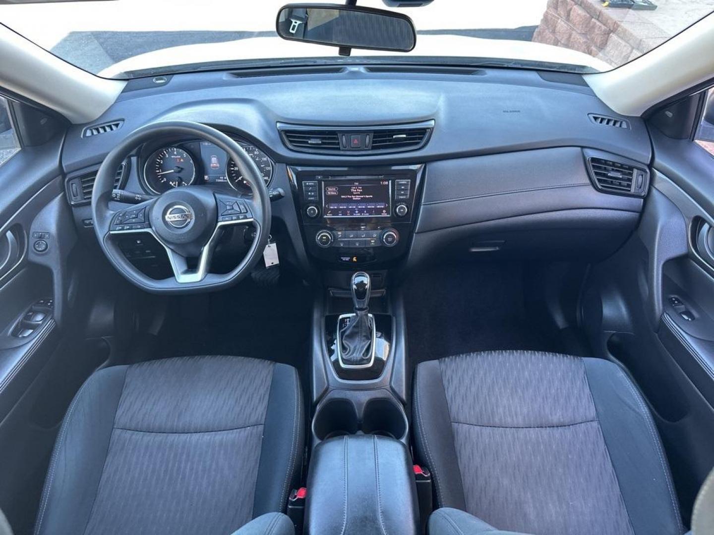 2019 Glacier White /Charcoal Nissan Rogue S (5N1AT2MV6KC) with an 2.5L I4 DOHC 16V engine, CVT transmission, located at 10890 W. Colfax Ave., Lakewood, CO, 80215, (303) 274-7692, 39.739914, -105.120132 - 2019 Nissan Rogue All Wheel Drive, One Owner, Mint Condition. <br>All Cars Have Clean Titles And Are Serviced Before Sale., CarfaxOne Owner, No Accidents, Backup Camera, Non Smoker, No Pet Odor Or Hair, AWD.<br><br>D1 Auto NEVER charges dealer fees! All cars have clean titles and have been inspected - Photo#9