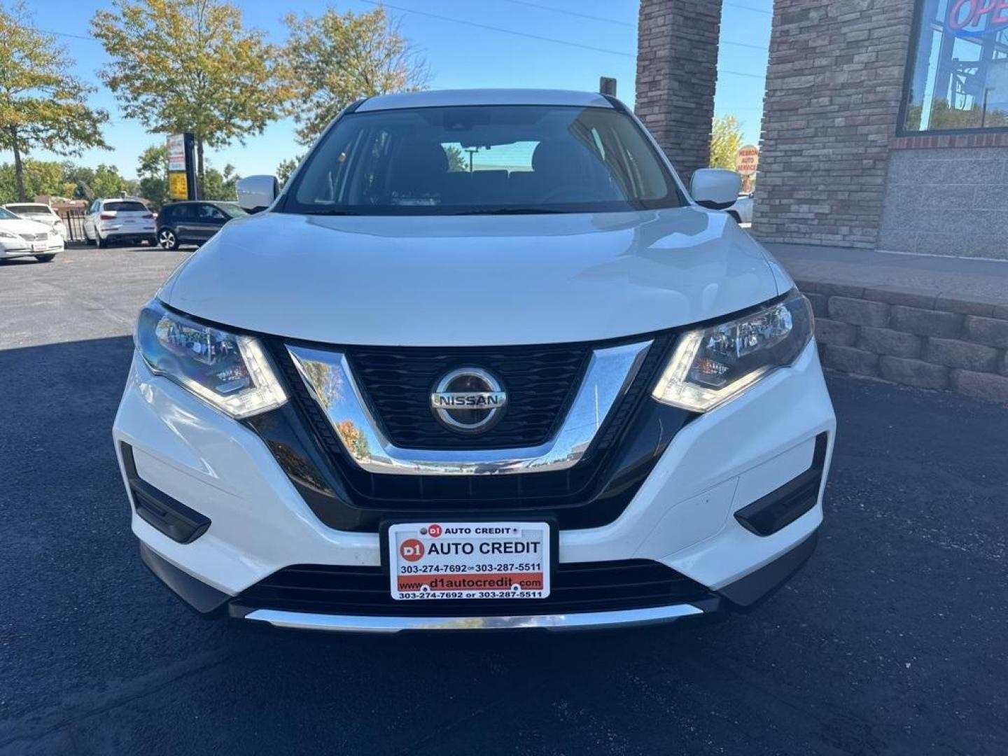 2019 Glacier White /Charcoal Nissan Rogue S (5N1AT2MV6KC) with an 2.5L I4 DOHC 16V engine, CVT transmission, located at 10890 W. Colfax Ave., Lakewood, CO, 80215, (303) 274-7692, 39.739914, -105.120132 - 2019 Nissan Rogue All Wheel Drive, One Owner, Mint Condition. <br>All Cars Have Clean Titles And Are Serviced Before Sale., CarfaxOne Owner, No Accidents, Backup Camera, Non Smoker, No Pet Odor Or Hair, AWD.<br><br>D1 Auto NEVER charges dealer fees! All cars have clean titles and have been inspected - Photo#1