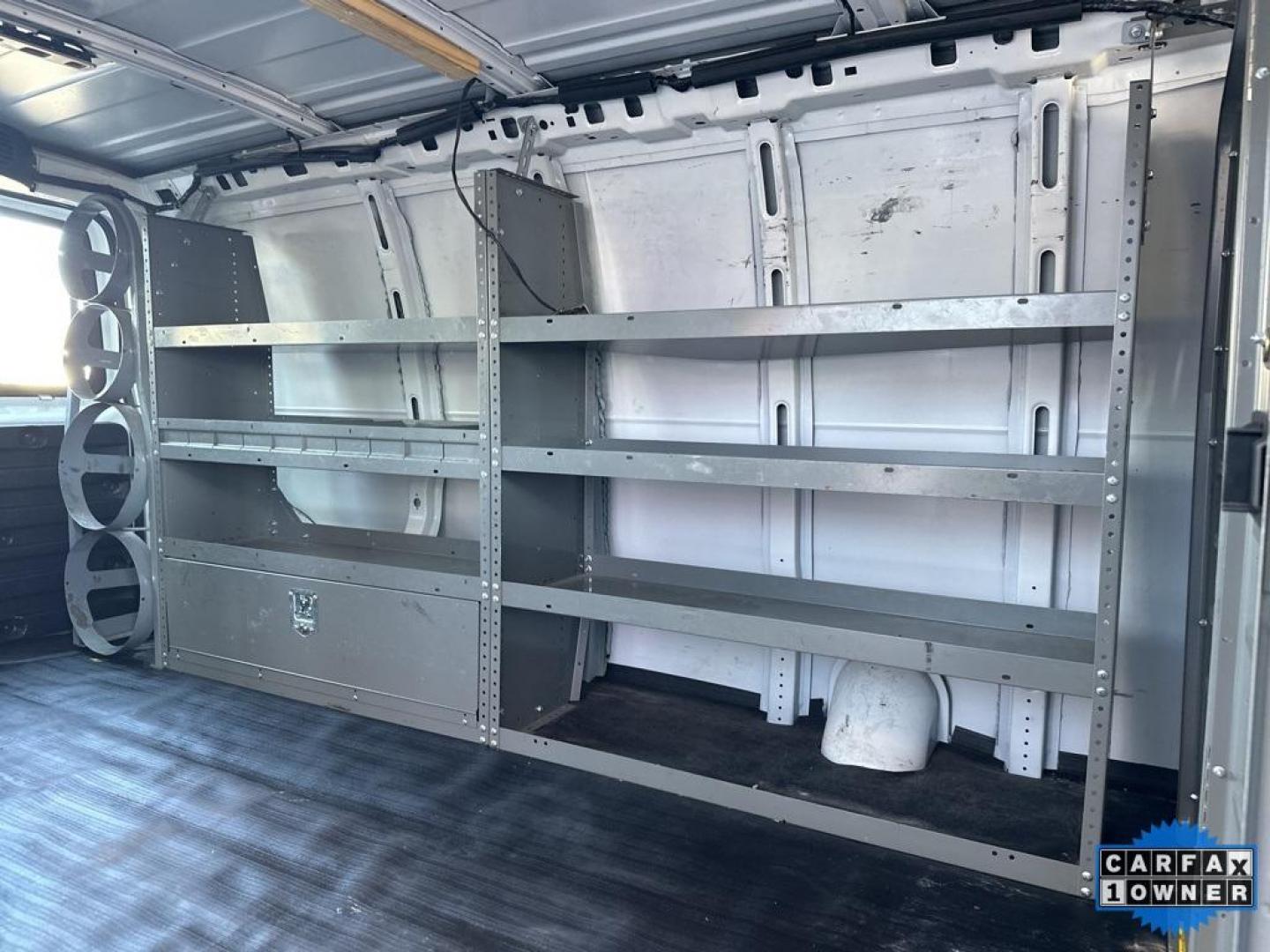 2019 Summit White /Medium Pewter GMC Savana 2500 Work Van (1GTW7AFG1K1) with an Vortec 6.0L V8 SFI Flex Fuel engine, Automatic transmission, located at 10890 W. Colfax Ave., Lakewood, CO, 80215, (303) 274-7692, 39.739914, -105.120132 - 4x4 Conversion and 6.0L Engine. Loaded up with storage bins, ladder racks and ready to go to work. Fully serviced with no mechanical issues.<br>In House Financing Available.<br><br>All Cars Have Clean Titles And Are Serviced Before Sale., Backup Camera, Savana 2500 Work Van 4x4 Conversion, Vortec 6 - Photo#16