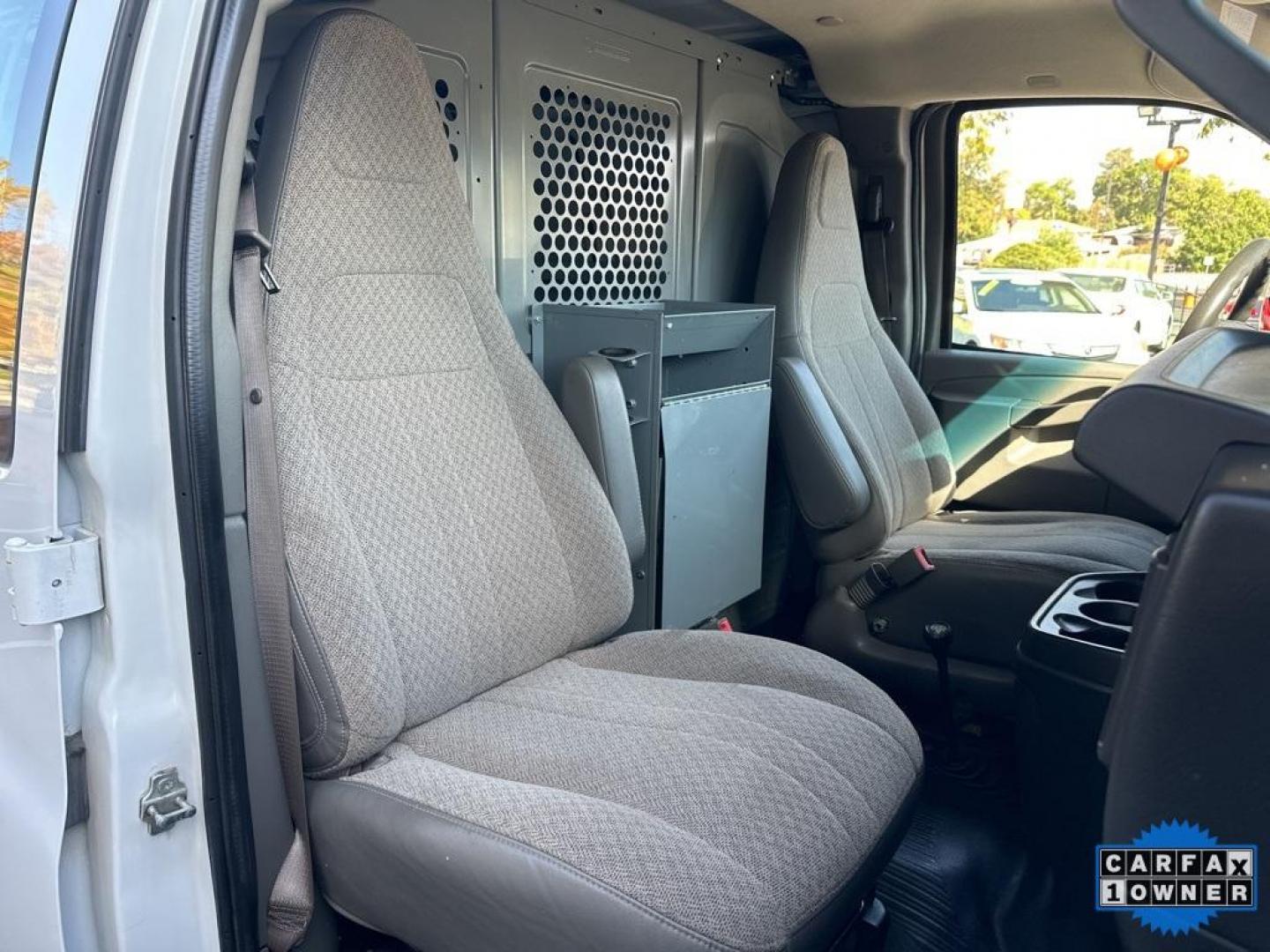 2019 Summit White /Medium Pewter GMC Savana 2500 Work Van (1GTW7AFG1K1) with an Vortec 6.0L V8 SFI Flex Fuel engine, Automatic transmission, located at 10890 W. Colfax Ave., Lakewood, CO, 80215, (303) 274-7692, 39.739914, -105.120132 - 4x4 Conversion and 6.0L Engine. Loaded up with storage bins, ladder racks and ready to go to work. Fully serviced with no mechanical issues.<br>In House Financing Available.<br><br>All Cars Have Clean Titles And Are Serviced Before Sale., Backup Camera, Savana 2500 Work Van 4x4 Conversion, Vortec 6 - Photo#21