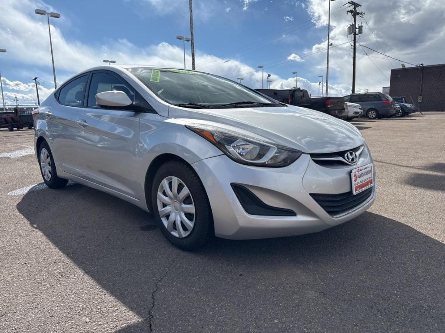 2016 SILVER Hyundai Elantra LIMITED (5NPDH4AE6GH) with an 4 Cyl, 1.8L engine, Automatic transmission, located at 10890 W. Colfax Ave., Lakewood, CO, 80215, (303) 274-7692, 39.739914, -105.120132 - Photo#25