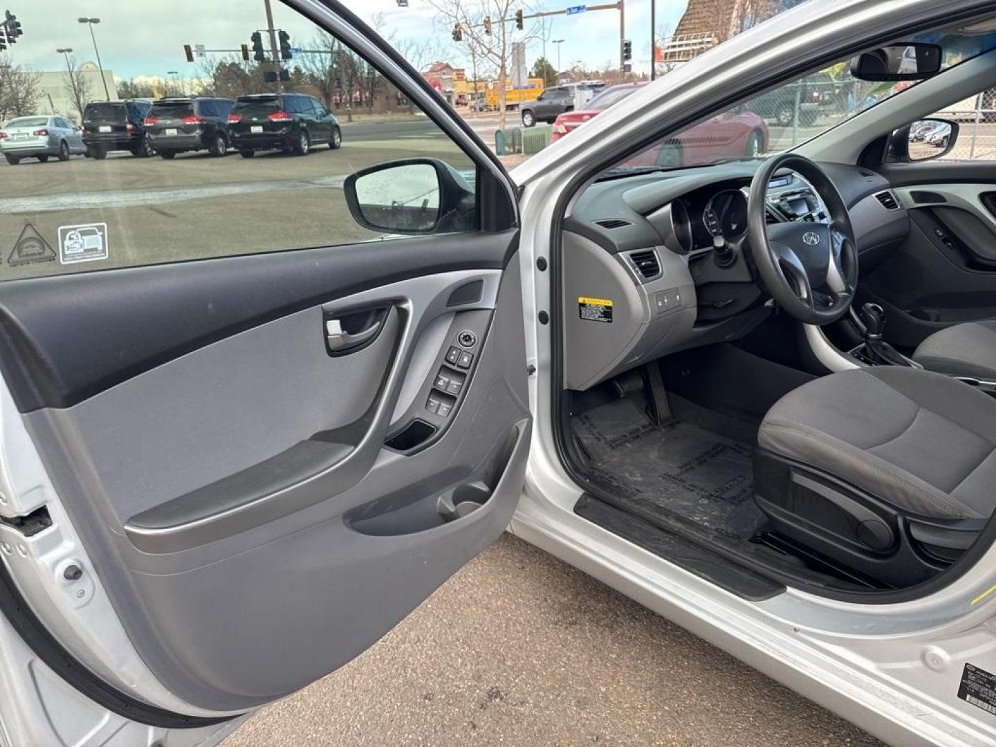 2016 SILVER Hyundai Elantra LIMITED (5NPDH4AE6GH) with an 4 Cyl, 1.8L engine, Automatic transmission, located at 10890 W. Colfax Ave., Lakewood, CO, 80215, (303) 274-7692, 39.739914, -105.120132 - Photo#37