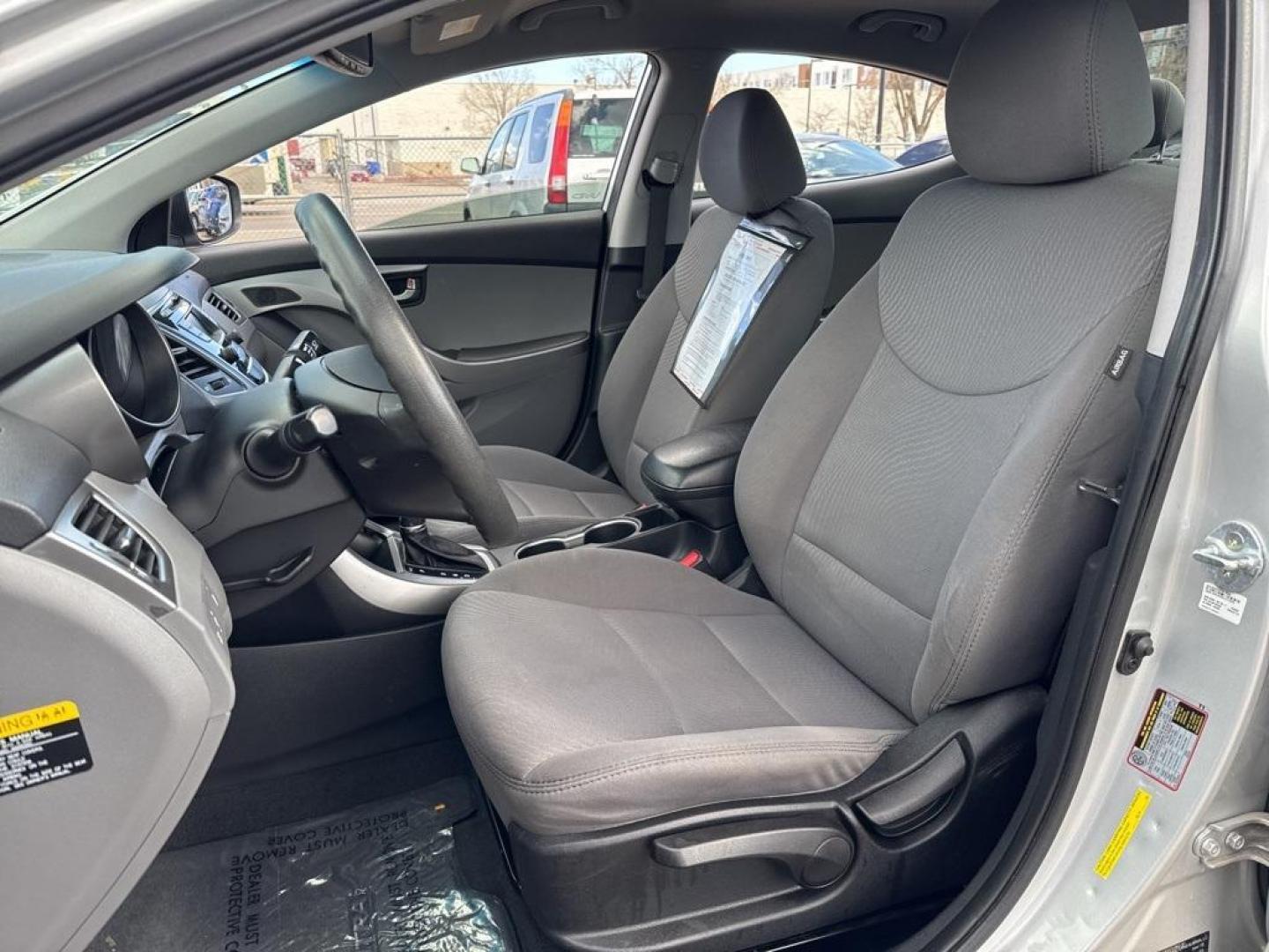 2016 SILVER Hyundai Elantra LIMITED (5NPDH4AE6GH) with an 4 Cyl, 1.8L engine, Automatic transmission, located at 10890 W. Colfax Ave., Lakewood, CO, 80215, (303) 274-7692, 39.739914, -105.120132 - Photo#38