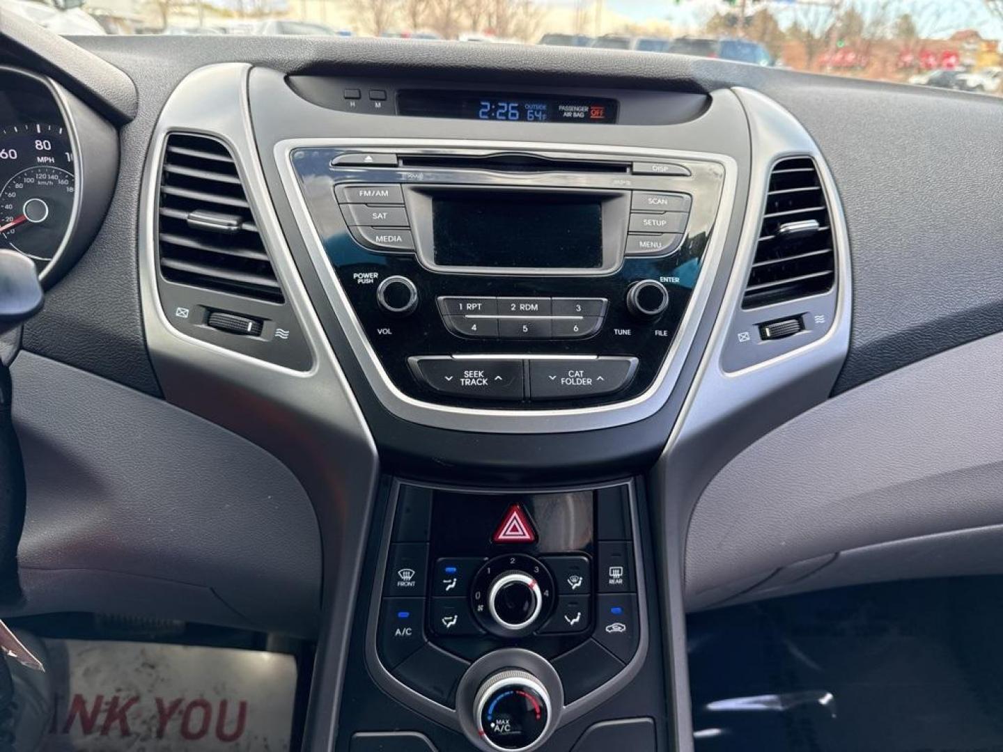 2016 SILVER Hyundai Elantra LIMITED (5NPDH4AE6GH) with an 4 Cyl, 1.8L engine, Automatic transmission, located at 10890 W. Colfax Ave., Lakewood, CO, 80215, (303) 274-7692, 39.739914, -105.120132 - Photo#43