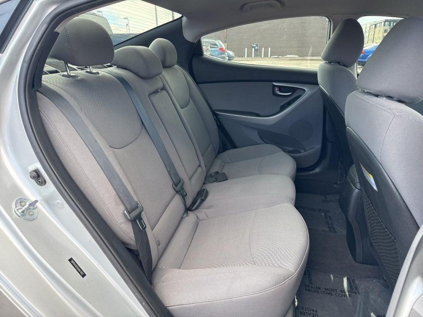 2016 SILVER Hyundai Elantra LIMITED (5NPDH4AE6GH) with an 4 Cyl, 1.8L engine, Automatic transmission, located at 10890 W. Colfax Ave., Lakewood, CO, 80215, (303) 274-7692, 39.739914, -105.120132 - Photo#10