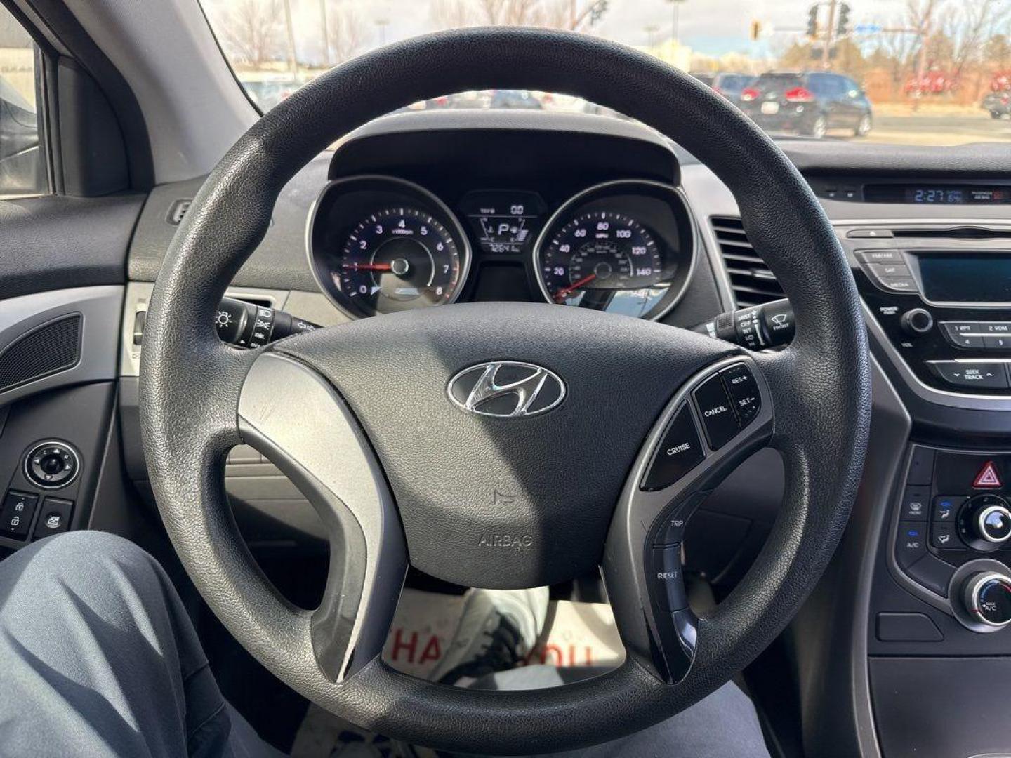 2016 SILVER Hyundai Elantra LIMITED (5NPDH4AE6GH) with an 4 Cyl, 1.8L engine, Automatic transmission, located at 10890 W. Colfax Ave., Lakewood, CO, 80215, (303) 274-7692, 39.739914, -105.120132 - Photo#21