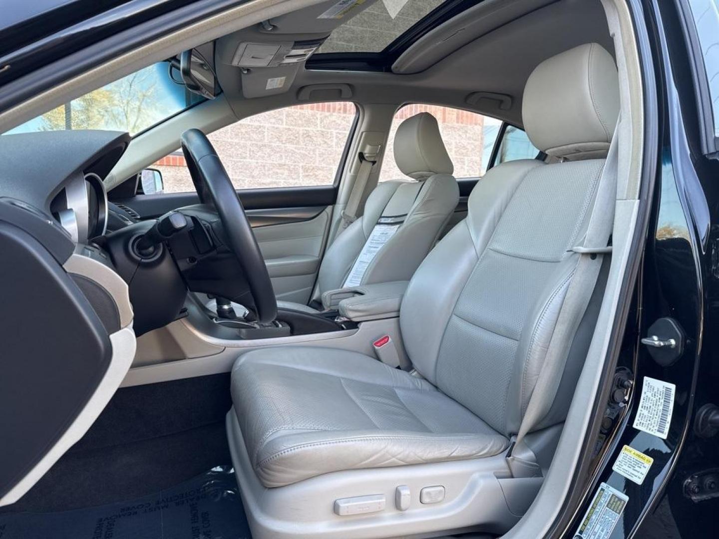 2013 Crystal Black Pearl /Graystone Acura TL 3.5 (19UUA8F53DA) with an 3.5L V6 SOHC VTEC 24V engine, Automatic transmission, located at 10890 W. Colfax Ave., Lakewood, CO, 80215, (303) 274-7692, 39.739914, -105.120132 - 2013 Acura TL Fully loaded and in excellent condition. Non smoker, non pet car that has been fully serviced. No accidents and really shows pride of ownership.<br><br>All Cars Have Clean Titles And Are Serviced Before Sale., Clean Carfax, No Accident, All Books and Keys, New Tires, Backup Camera, Lea - Photo#16