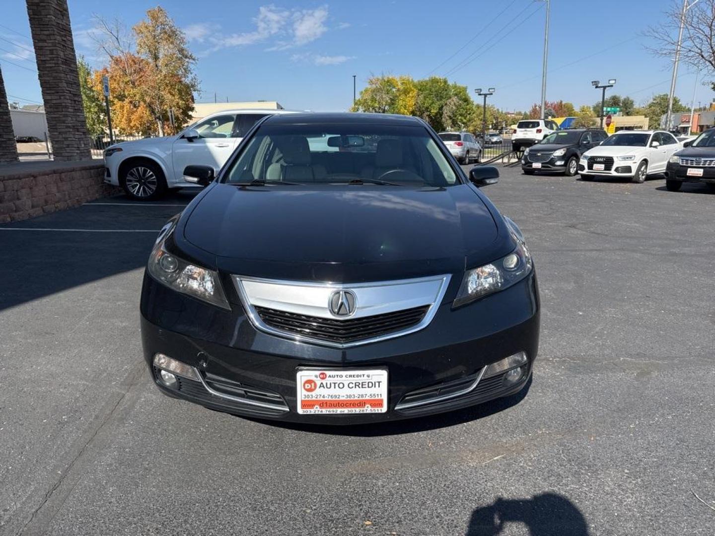 2013 Crystal Black Pearl /Graystone Acura TL 3.5 (19UUA8F53DA) with an 3.5L V6 SOHC VTEC 24V engine, Automatic transmission, located at 10890 W. Colfax Ave., Lakewood, CO, 80215, (303) 274-7692, 39.739914, -105.120132 - 2013 Acura TL Fully loaded and in excellent condition. Non smoker, non pet car that has been fully serviced. No accidents and really shows pride of ownership.<br><br>All Cars Have Clean Titles And Are Serviced Before Sale., Clean Carfax, No Accident, All Books and Keys, New Tires, Backup Camera, Lea - Photo#1