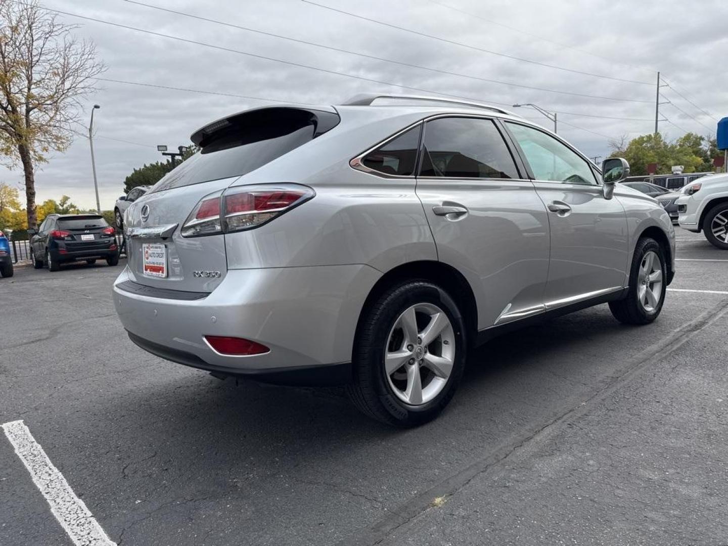 2015 Silver Lining Metallic /Black Lexus RX 350 (2T2BK1BAXFC) with an 3.5L V6 DOHC Dual VVT-i 24V engine, Automatic transmission, located at 10890 W. Colfax Ave., Lakewood, CO, 80215, (303) 274-7692, 39.739914, -105.120132 - 2015 Lexus RX 350 fully serviced including new tires. Clean Carfax and loaded with, heated and cooled seats, blindspot monitoring, backup camera, Bluetooth, sun roof and much more. This car has no signs of ever having pets or a smoker in it. <br>All Cars Have Clean Titles And Are Serviced Before Sal - Photo#2