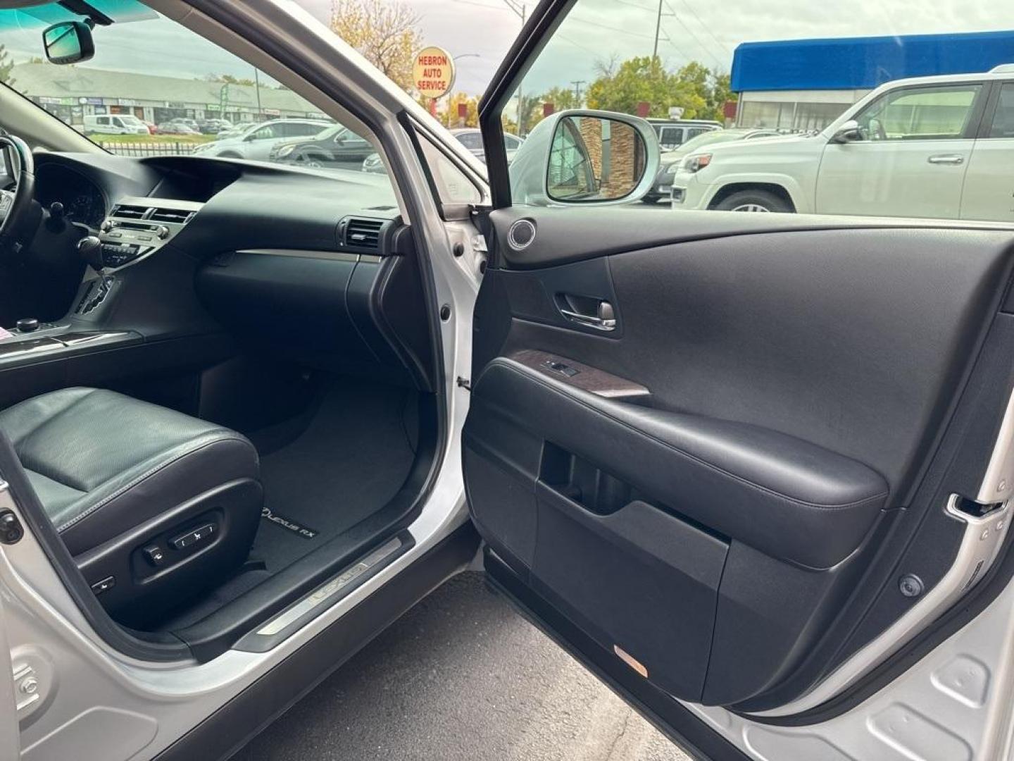 2015 Silver Lining Metallic /Black Lexus RX 350 (2T2BK1BAXFC) with an 3.5L V6 DOHC Dual VVT-i 24V engine, Automatic transmission, located at 10890 W. Colfax Ave., Lakewood, CO, 80215, (303) 274-7692, 39.739914, -105.120132 - 2015 Lexus RX 350 fully serviced including new tires. Clean Carfax and loaded with, heated and cooled seats, blindspot monitoring, backup camera, Bluetooth, sun roof and much more. This car has no signs of ever having pets or a smoker in it. <br>All Cars Have Clean Titles And Are Serviced Before Sal - Photo#6