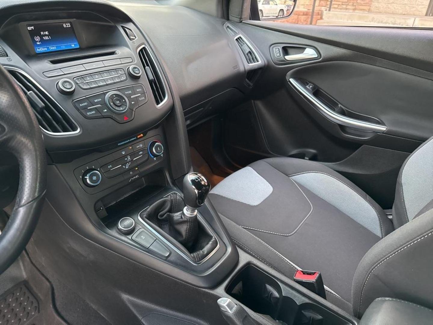 2016 GRAY Ford Focus ST (1FADP3L92GL) with an 4 Cyl, 2.0L engine, Manual transmission, located at 10890 W. Colfax Ave., Lakewood, CO, 80215, (303) 274-7692, 39.739914, -105.120132 - <b>Summary</b><br>Completley stock ST and zero signs of abuse. This is probaly the cleanest one in town. Fully serviced including new turbo and new tires. So much fun to drive! No Accidents and ready to go!<br><br><b>Vehicle Details</b><br>Discover the 2016 Ford Focus ST, a dynamic blend of performa - Photo#48