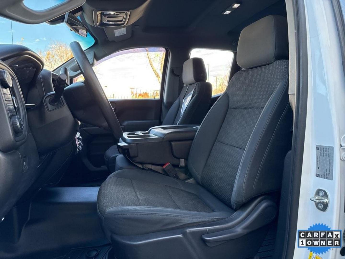 2019 Summit White /Black Chevrolet Silverado 1500 WT (1GCRYAEFXKZ) with an EcoTec3 5.3L V8 engine, Automatic transmission, located at 10890 W. Colfax Ave., Lakewood, CO, 80215, (303) 274-7692, 39.739914, -105.120132 - 2019 Chevrolet Silverado 1500 4x4, Quad Cab in great condition and fully serviced. This truck is ready for work or pleasure and equiped with the desirable 5.3L engine. <br>All Cars Have Clean Titles And Are Serviced Before Sale., CarfaxOne Owner, No Accidents, Backup Camera, Non Smoker, No Pet Odor - Photo#16