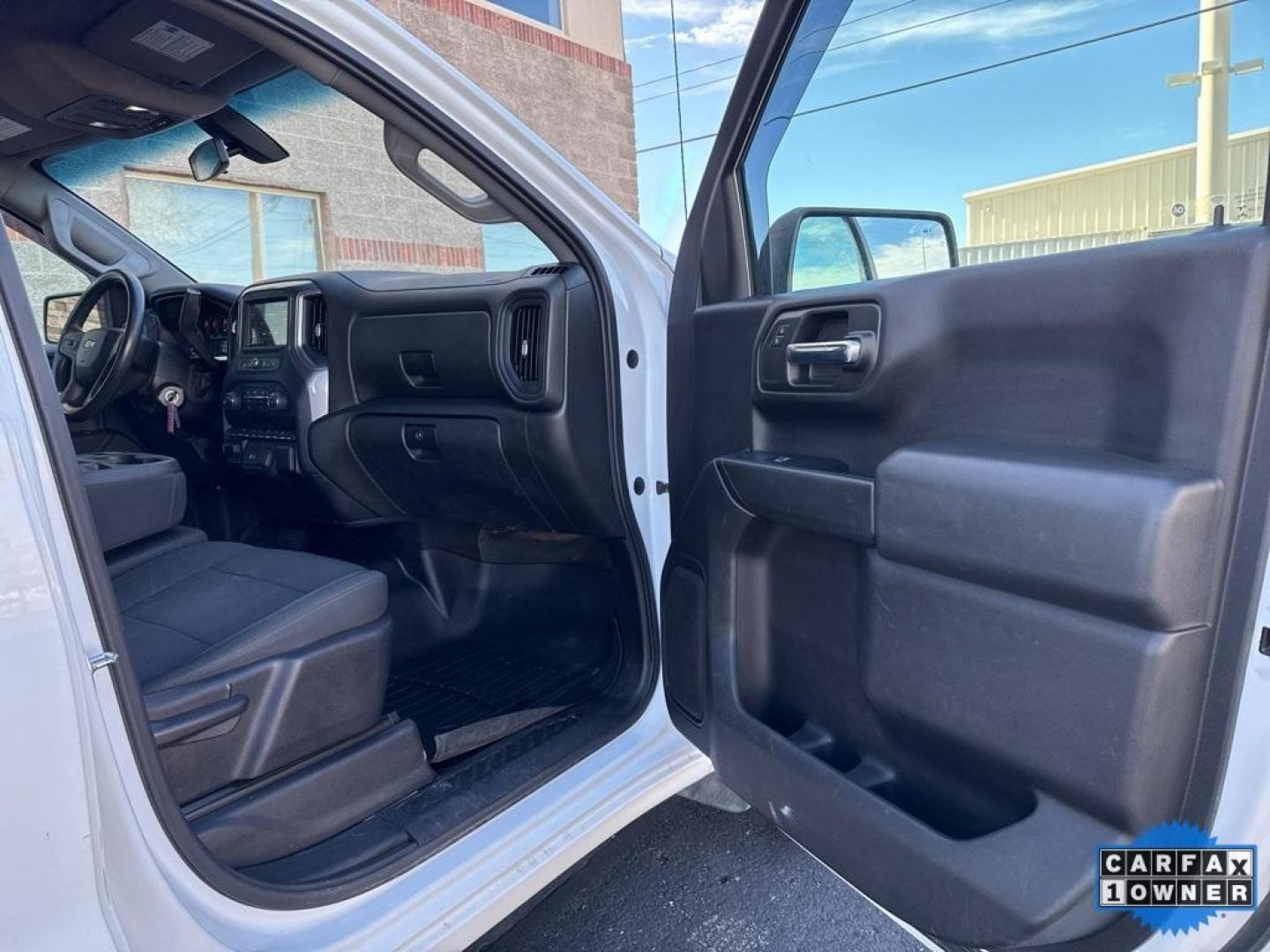 2019 Summit White /Black Chevrolet Silverado 1500 WT (1GCRYAEFXKZ) with an EcoTec3 5.3L V8 engine, Automatic transmission, located at 10890 W. Colfax Ave., Lakewood, CO, 80215, (303) 274-7692, 39.739914, -105.120132 - 2019 Chevrolet Silverado 1500 4x4, Quad Cab in great condition and fully serviced. This truck is ready for work or pleasure and equiped with the desirable 5.3L engine. <br>All Cars Have Clean Titles And Are Serviced Before Sale., CarfaxOne Owner, No Accidents, Backup Camera, Non Smoker, No Pet Odor - Photo#21