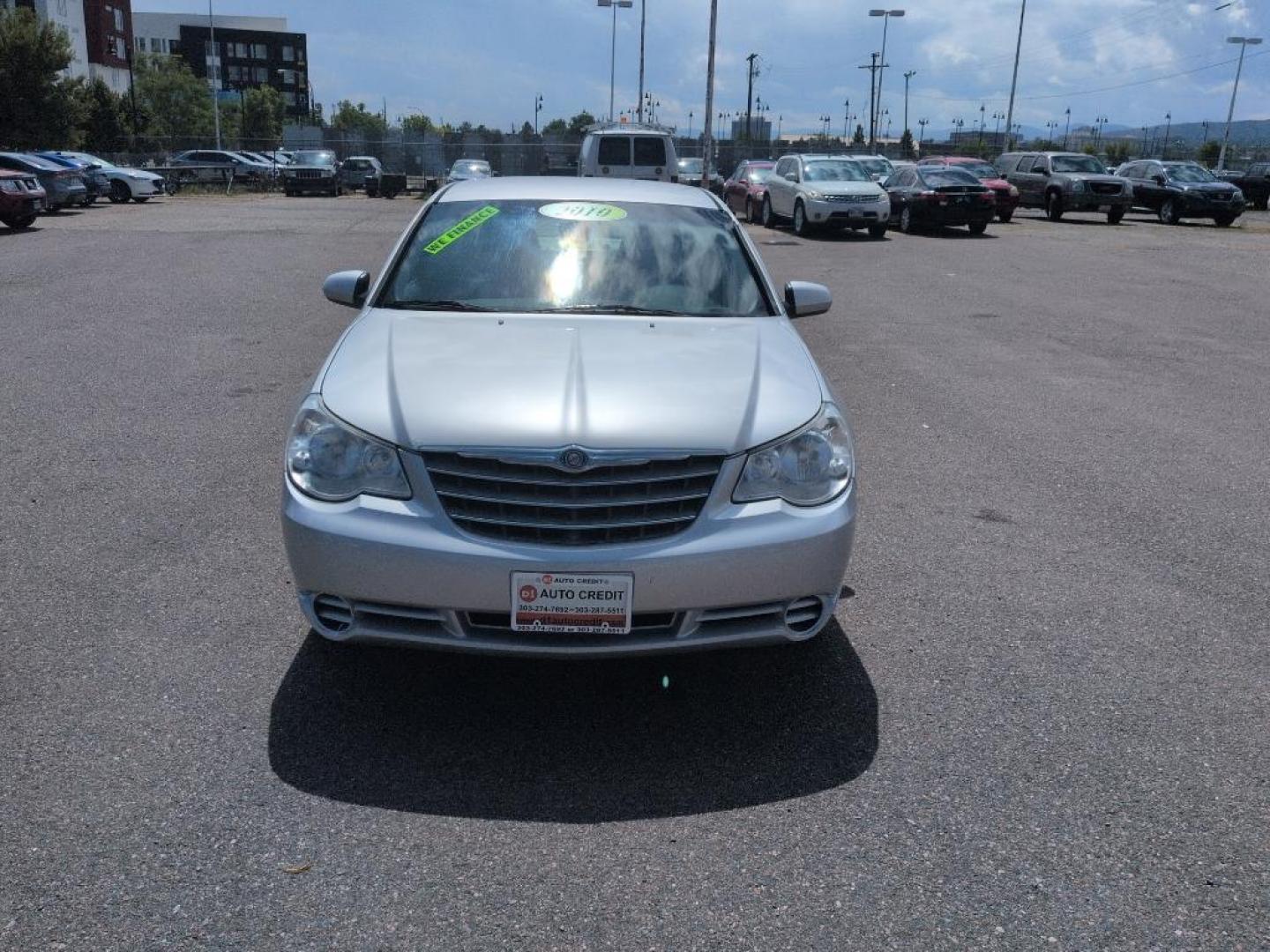 2010 SILVER Chrysler Sebring Limited (1C3CC5FB5AN) with an 4 Cyl, 2.4L engine, Automatic transmission, located at 10890 W. Colfax Ave., Lakewood, CO, 80215, (303) 274-7692, 39.739914, -105.120132 - Photo#1