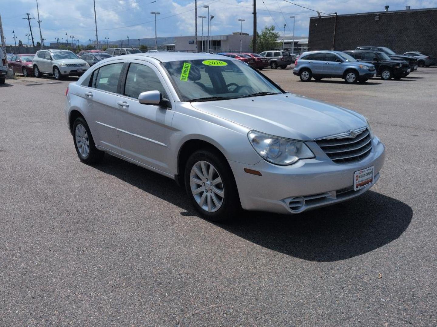 2010 SILVER Chrysler Sebring Limited (1C3CC5FB5AN) with an 4 Cyl, 2.4L engine, Automatic transmission, located at 10890 W. Colfax Ave., Lakewood, CO, 80215, (303) 274-7692, 39.739914, -105.120132 - Photo#2