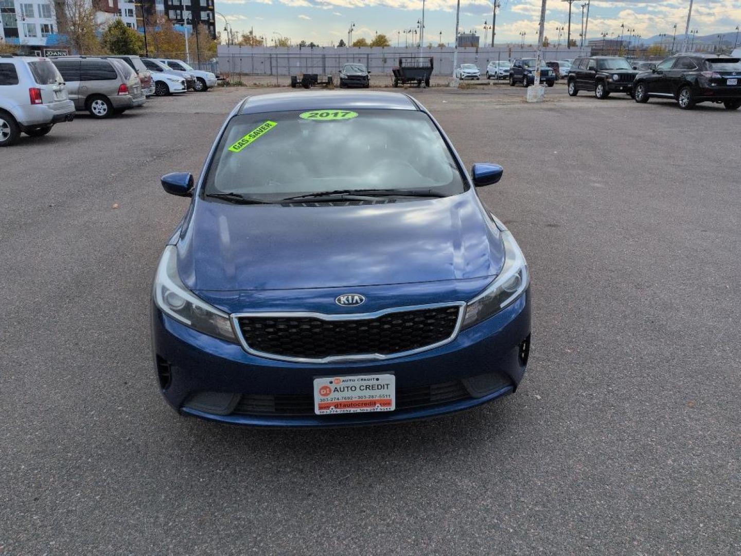 2017 BLUE Kia Forte LX 6A (3KPFL4A71HE) with an 4 Cyl, 2.0L engine, Automatic transmission, located at 10890 W. Colfax Ave., Lakewood, CO, 80215, (303) 274-7692, 39.739914, -105.120132 - Discover exceptional value and reliability with this 2017 Kia Forte LX 6A, now available at our dealership. This well-maintained sedan offers everything you need for a comfortable and efficient driving experience. Equipped with a robust 4-cylinder, 2.0L engine, and smooth 6-speed automatic transmiss - Photo#1