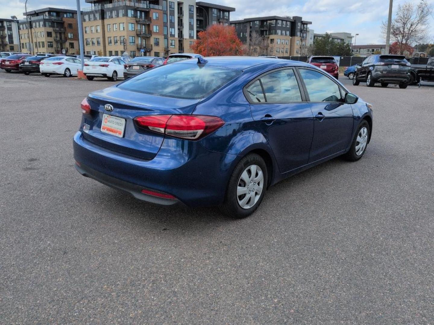 2017 BLUE Kia Forte LX 6A (3KPFL4A71HE) with an 4 Cyl, 2.0L engine, Automatic transmission, located at 10890 W. Colfax Ave., Lakewood, CO, 80215, (303) 274-7692, 39.739914, -105.120132 - Discover exceptional value and reliability with this 2017 Kia Forte LX 6A, now available at our dealership. This well-maintained sedan offers everything you need for a comfortable and efficient driving experience. Equipped with a robust 4-cylinder, 2.0L engine, and smooth 6-speed automatic transmiss - Photo#4