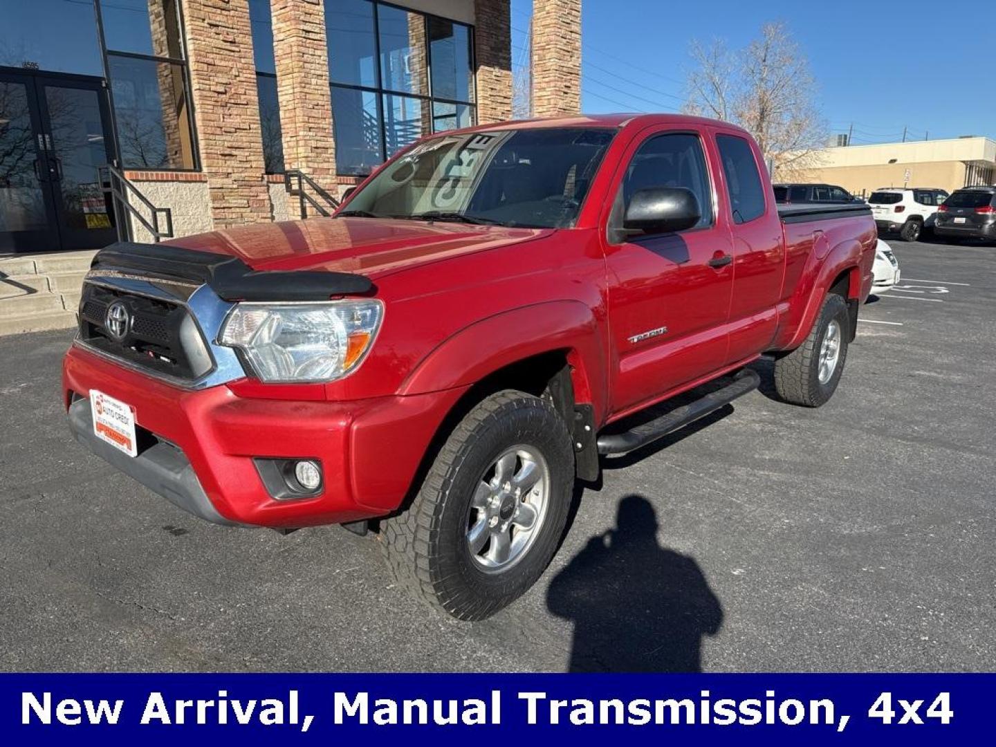 2012 Barcelona Red Metallic /Graphite Toyota Tacoma SR5 (5TFUX4EN6CX) with an 2.7L I4 DOHC 16V engine, Manual transmission, located at 10890 W. Colfax Ave., Lakewood, CO, 80215, (303) 274-7692, 39.739914, -105.120132 - 2012 Toyota Tacoma 4x4, manual transmission, 4cyl that is a 9.7 out of 10 condition wise. Non smoker, no rust and nicely equipped with SR5 package. You will not find a nicer one anywhere. <br><br>All Cars Have Clean Titles And Are Serviced Before Sale., Backup Camera, Non Smoker, No Pet Odor Or Hair - Photo#0